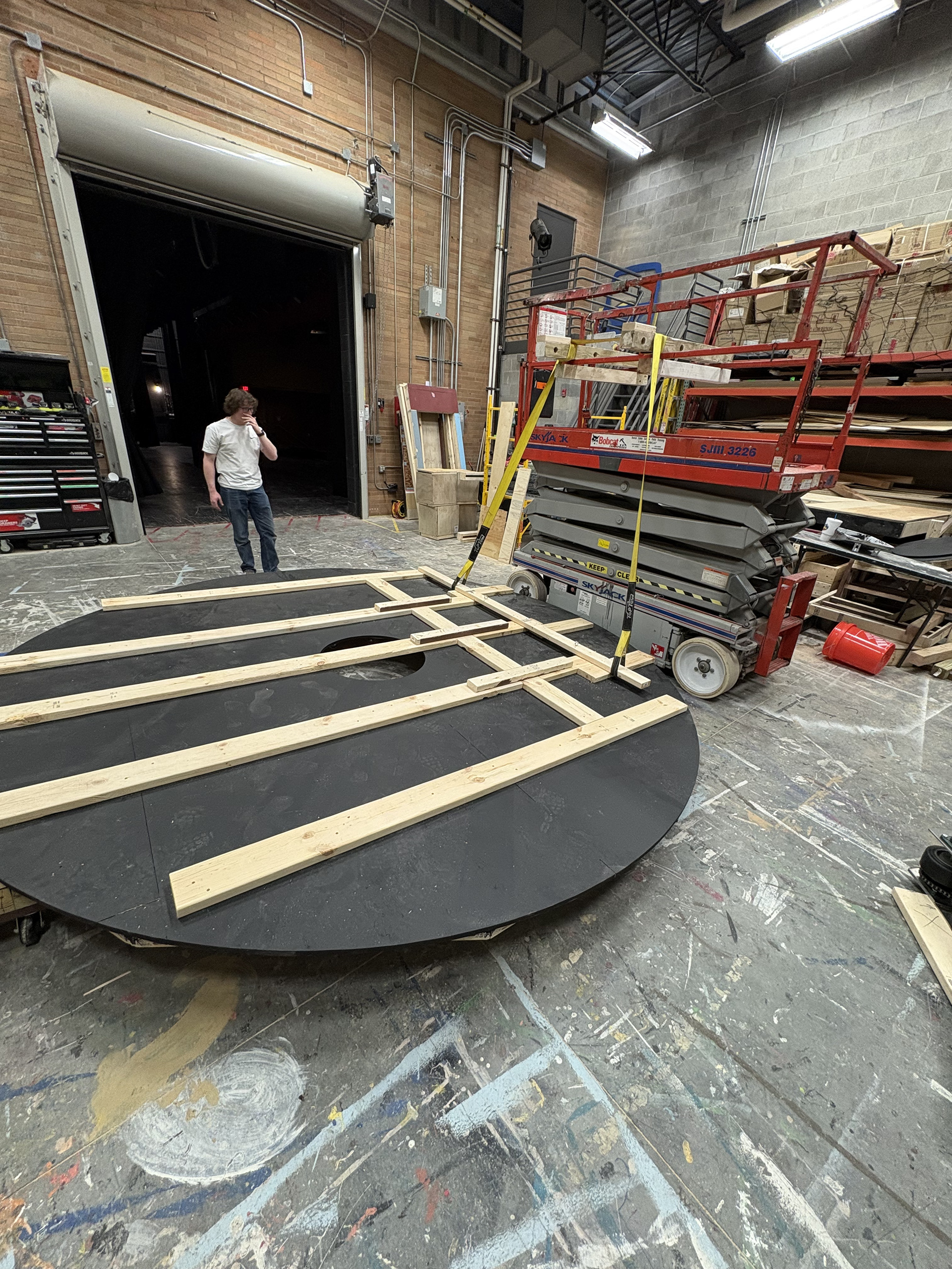 Structure Framed and Ready for Load-in
