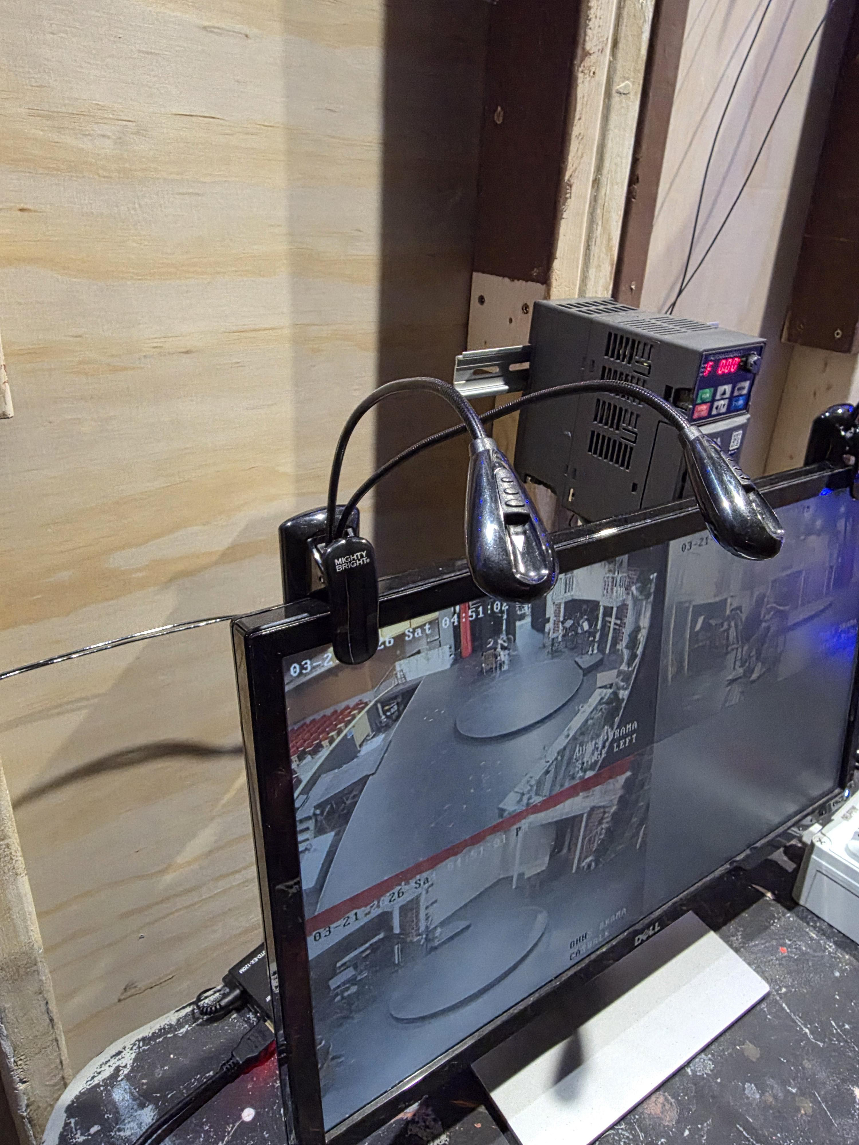 First Views of Live Feed from Turntable Operator's Desk