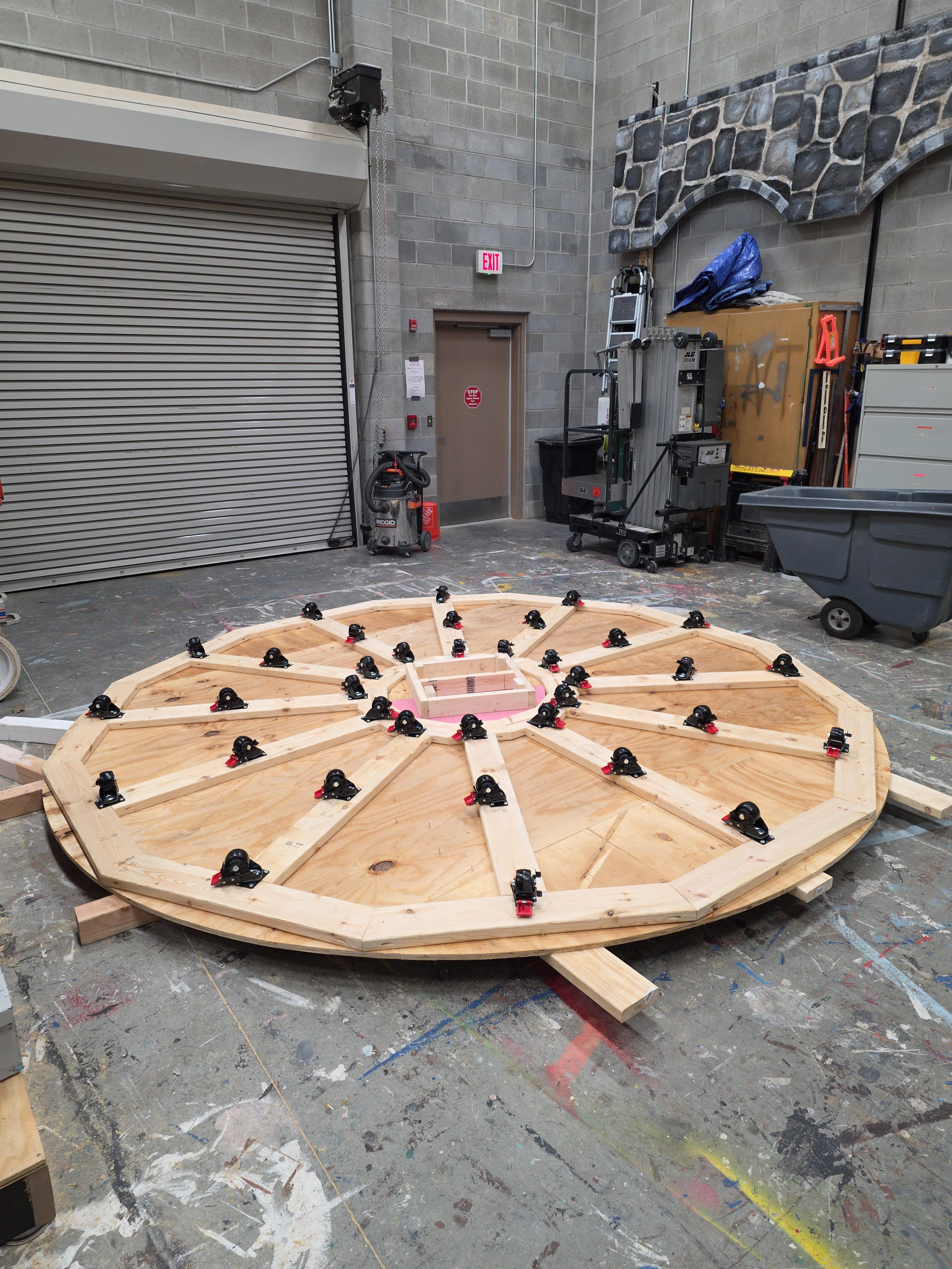 Caster Wheels Installed
