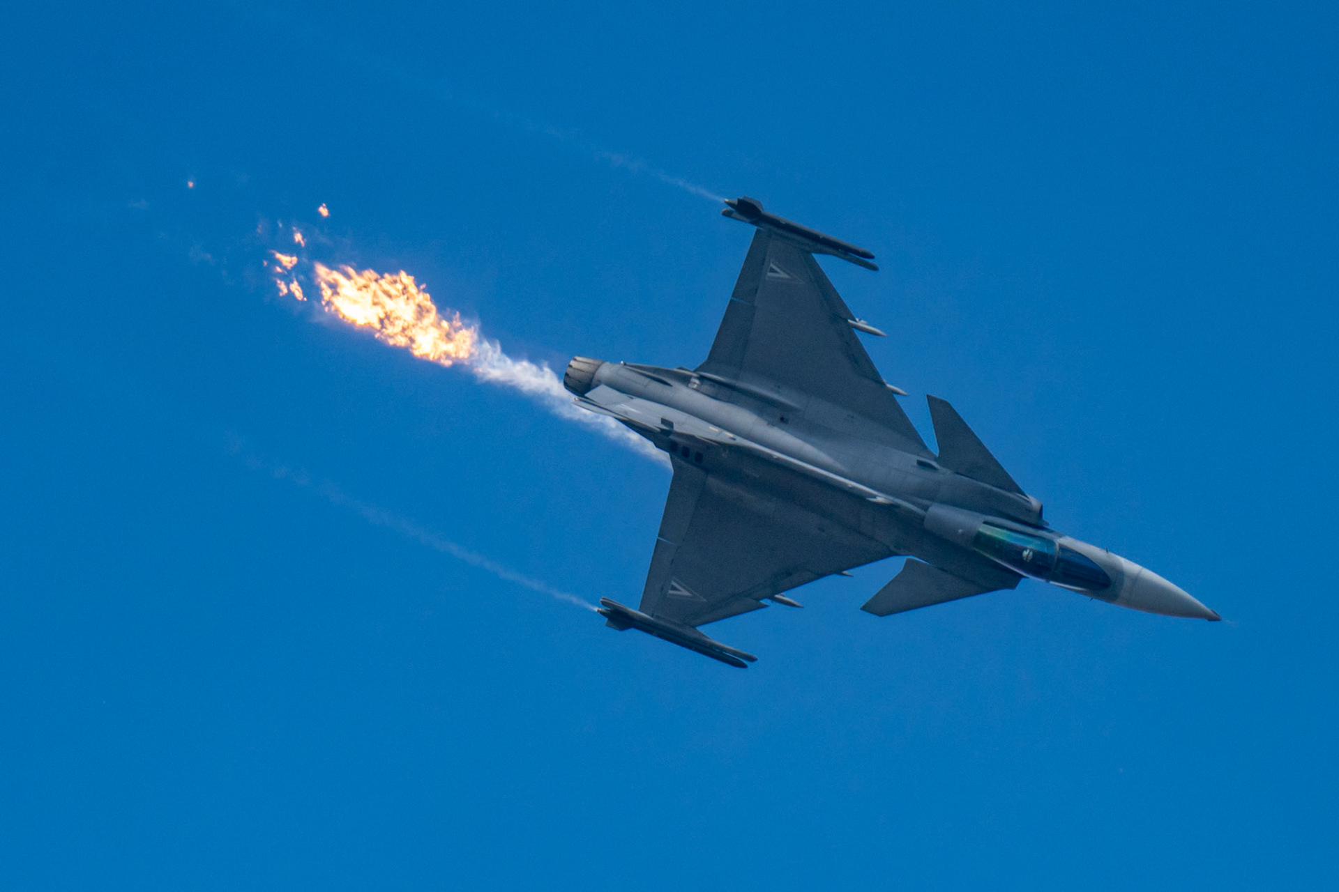 Dump and Burn Gripen