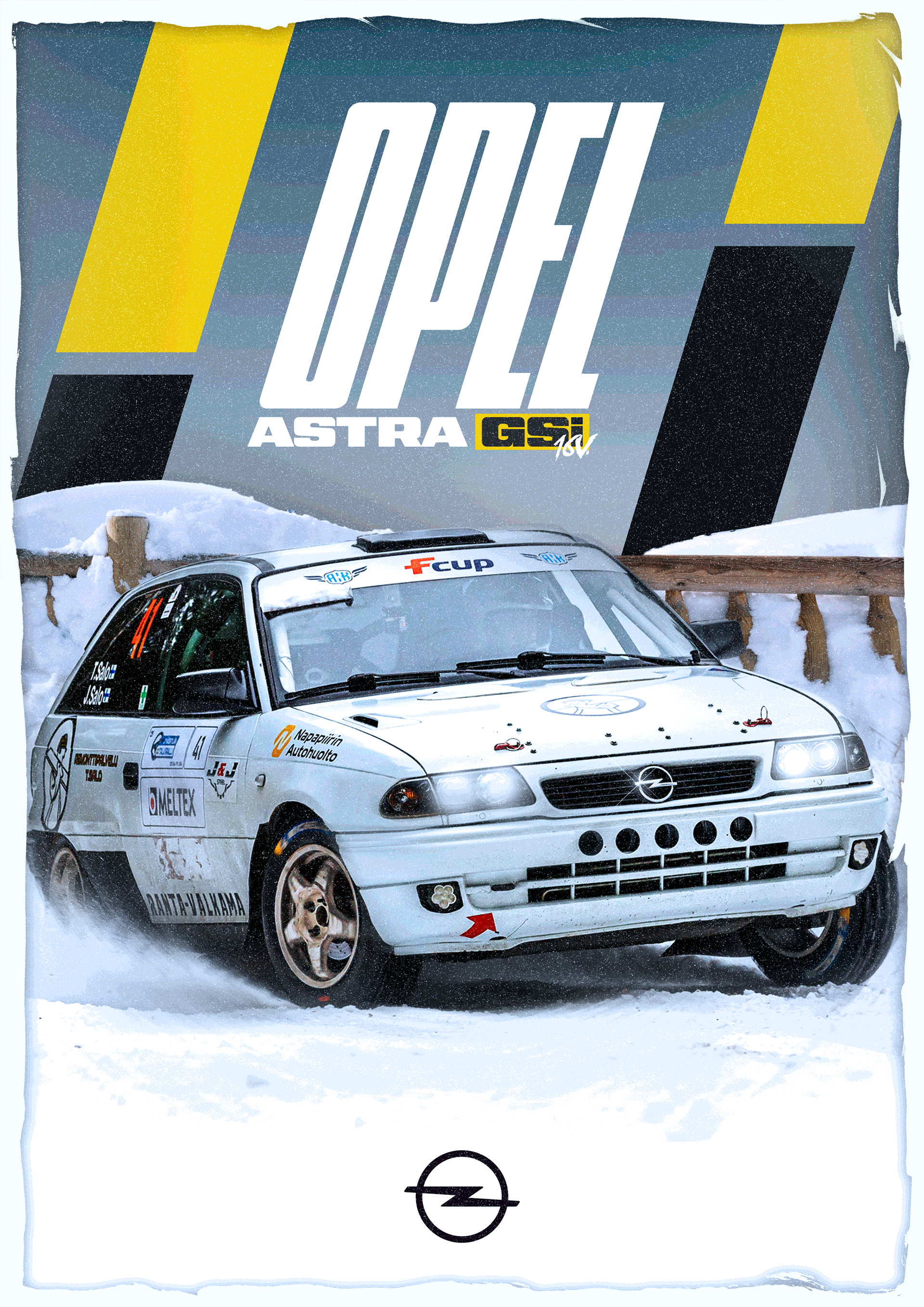 Toni Salo Opel Astra Rally (Juliste)