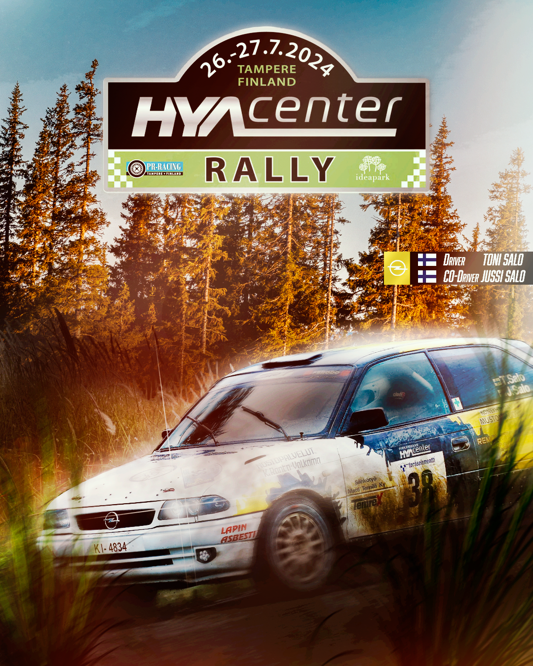 Toni Salo Opel Astra Hya Center Rally (Instagram Concept)