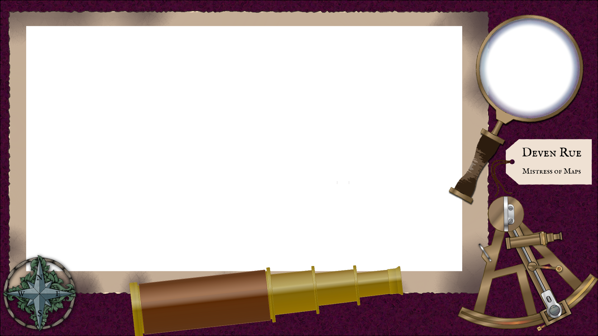 Twitch Overlay for Deven Rue: Mistress of Maps