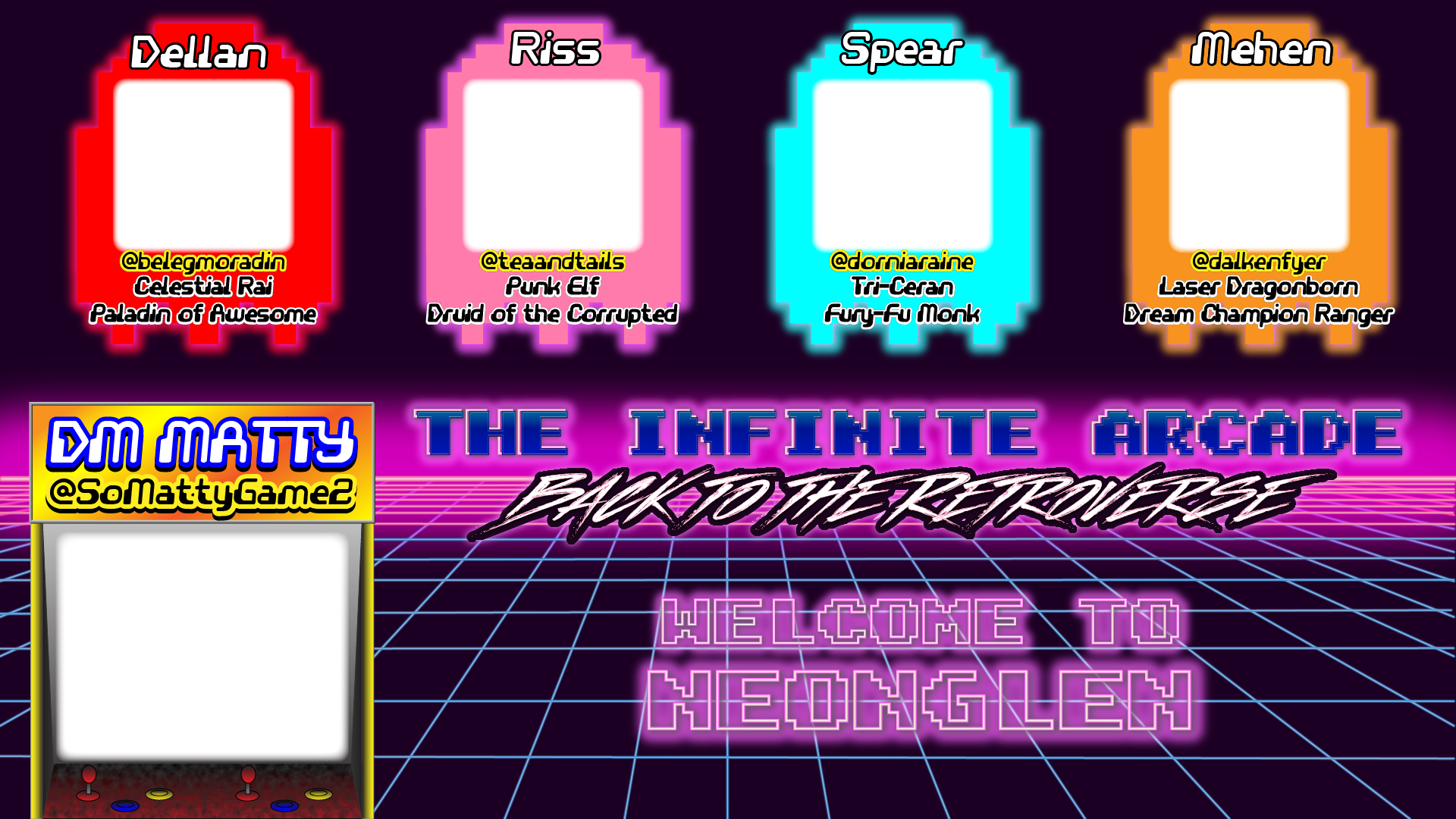 Twitch Overlay for a Retroverse AP Stream