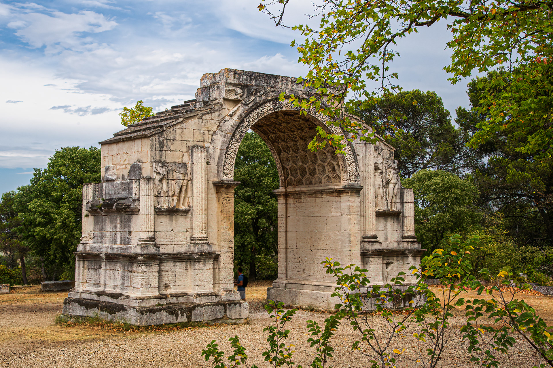  Archaeological site Glanum, France near Saint Rèmy