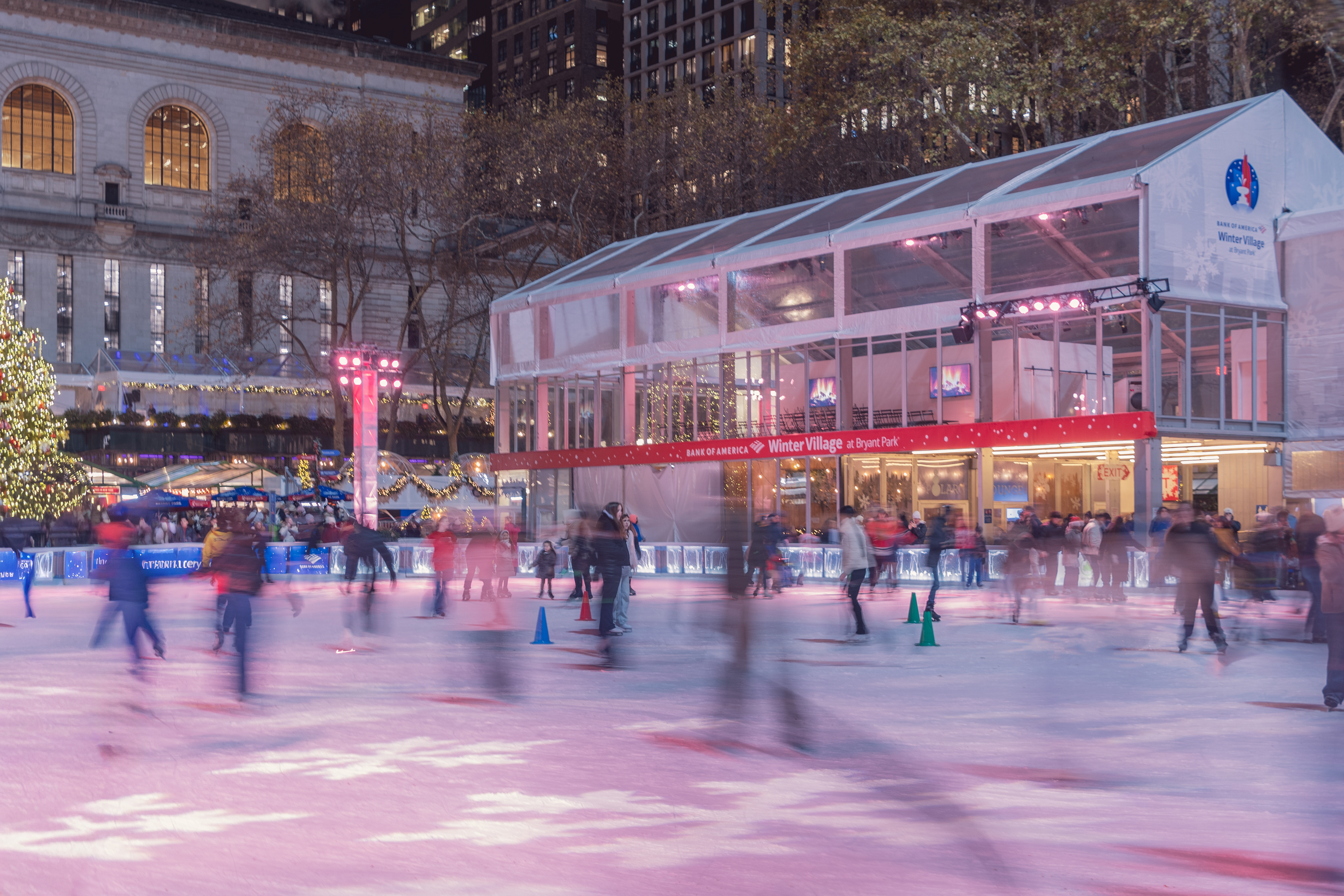 Bryant Park Skating -Winter Village New York-2025