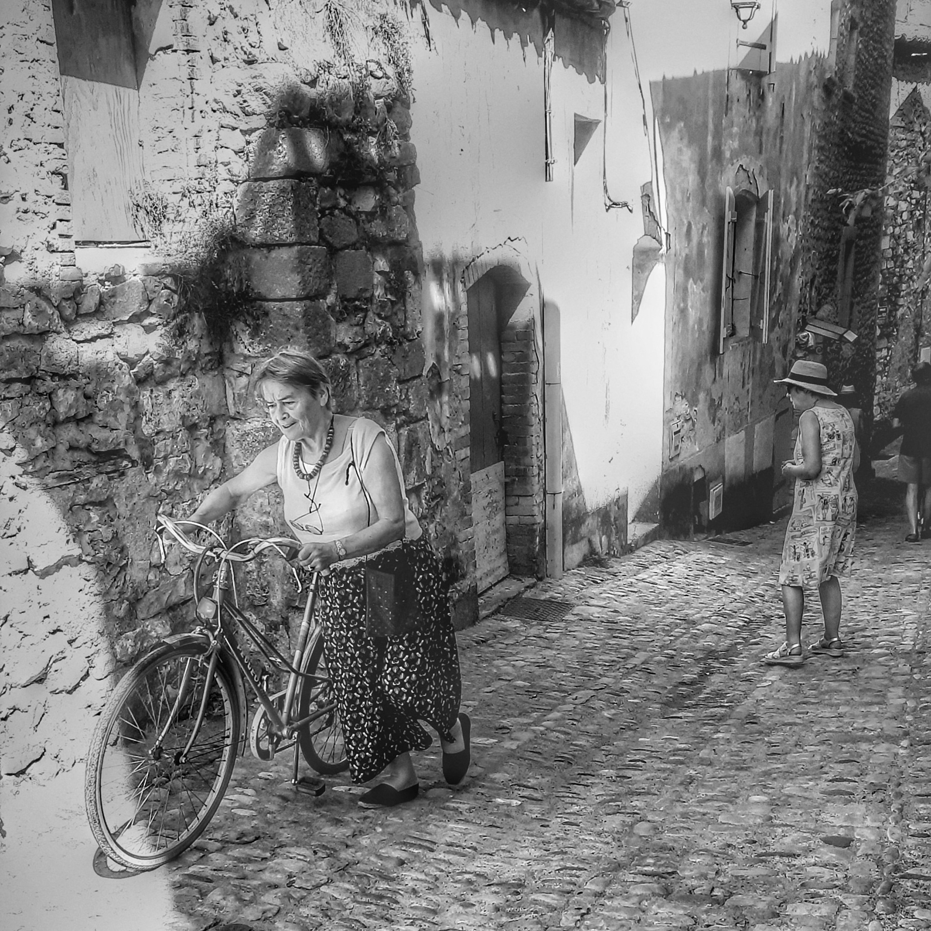 Authentic life in Viviers, France