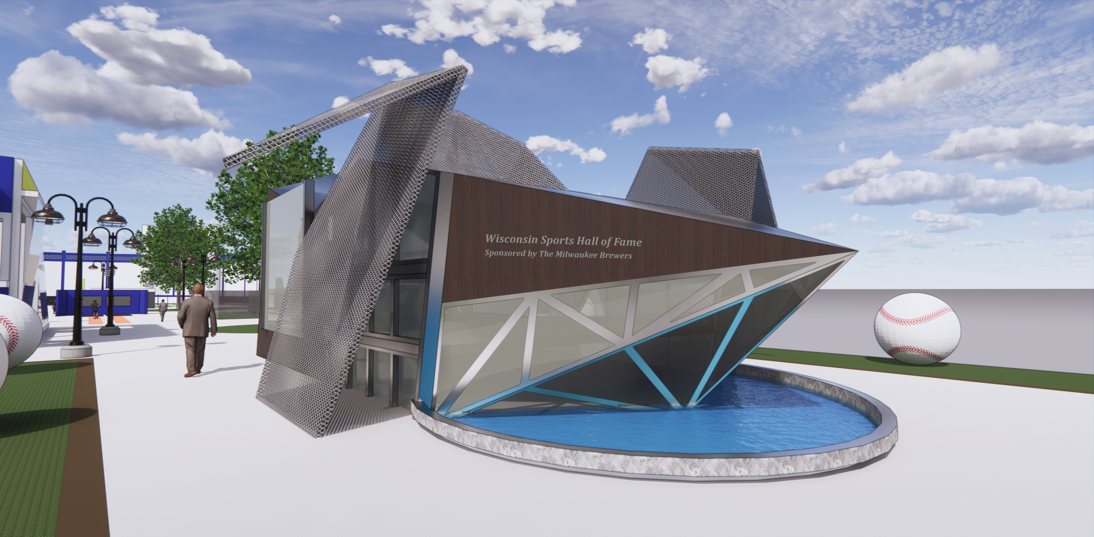 This zone also contains a hall of fame building that showcases not only Brewers history, but other Wisconsin sports as well to engage fans of all sporting events.