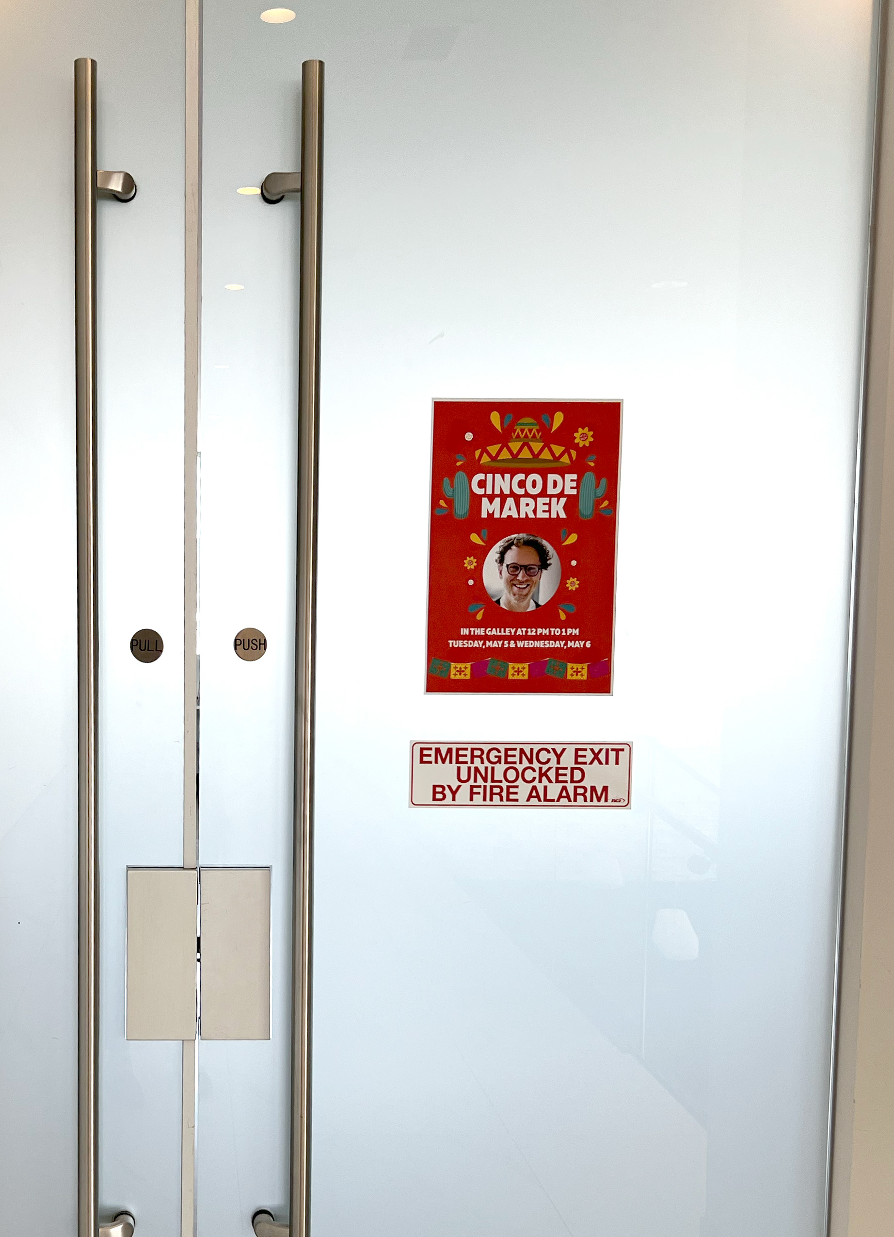 Internal Poster for company "Cinco De Marek" Event