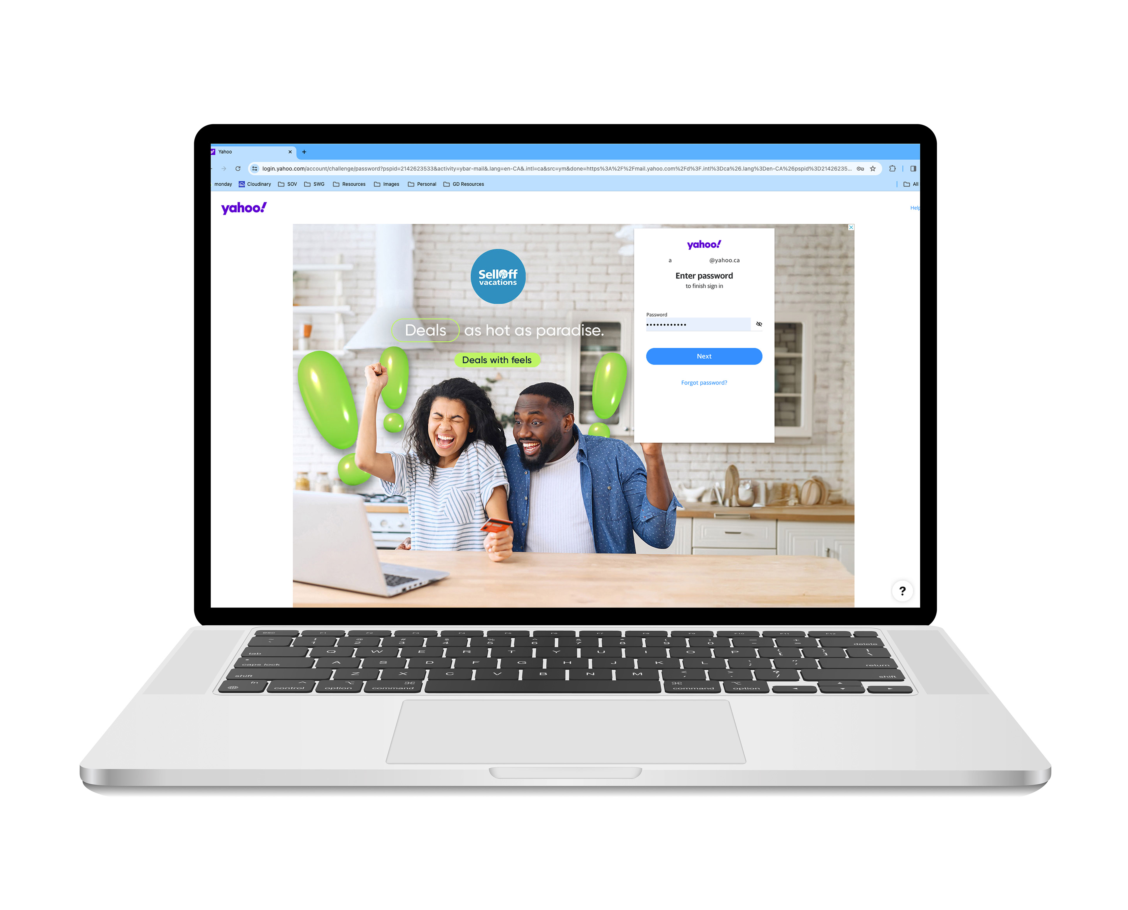 Display Banner Ads - Yahoo Login Takeover