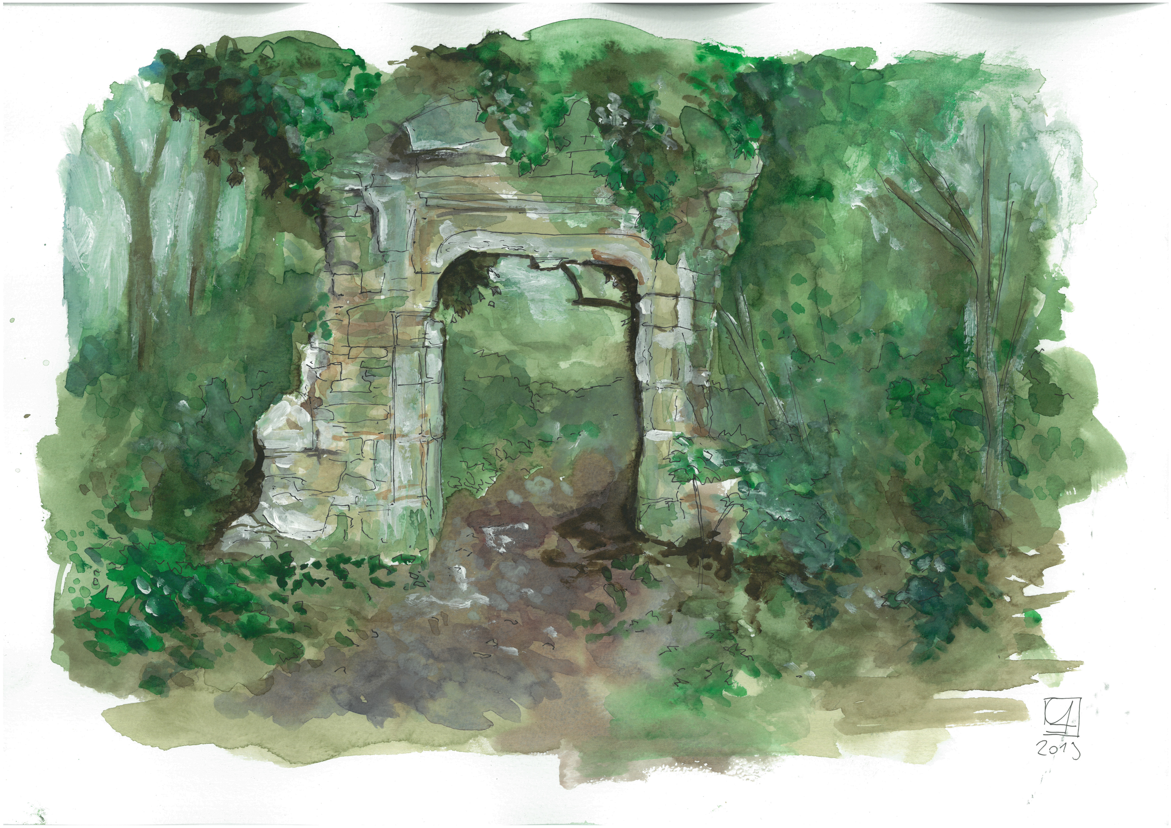 Ruine (42x30)