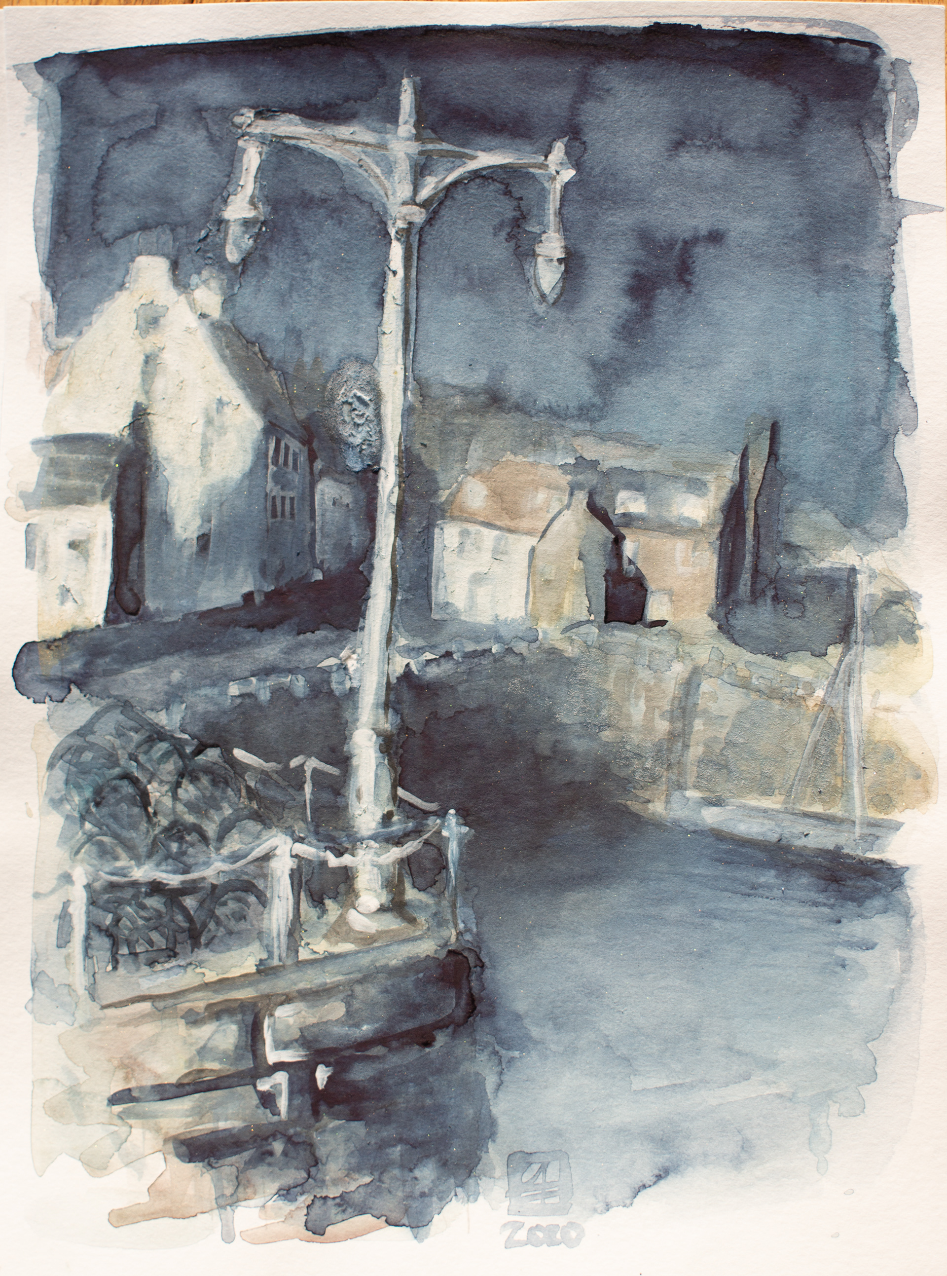 crail lamppost (30x40)