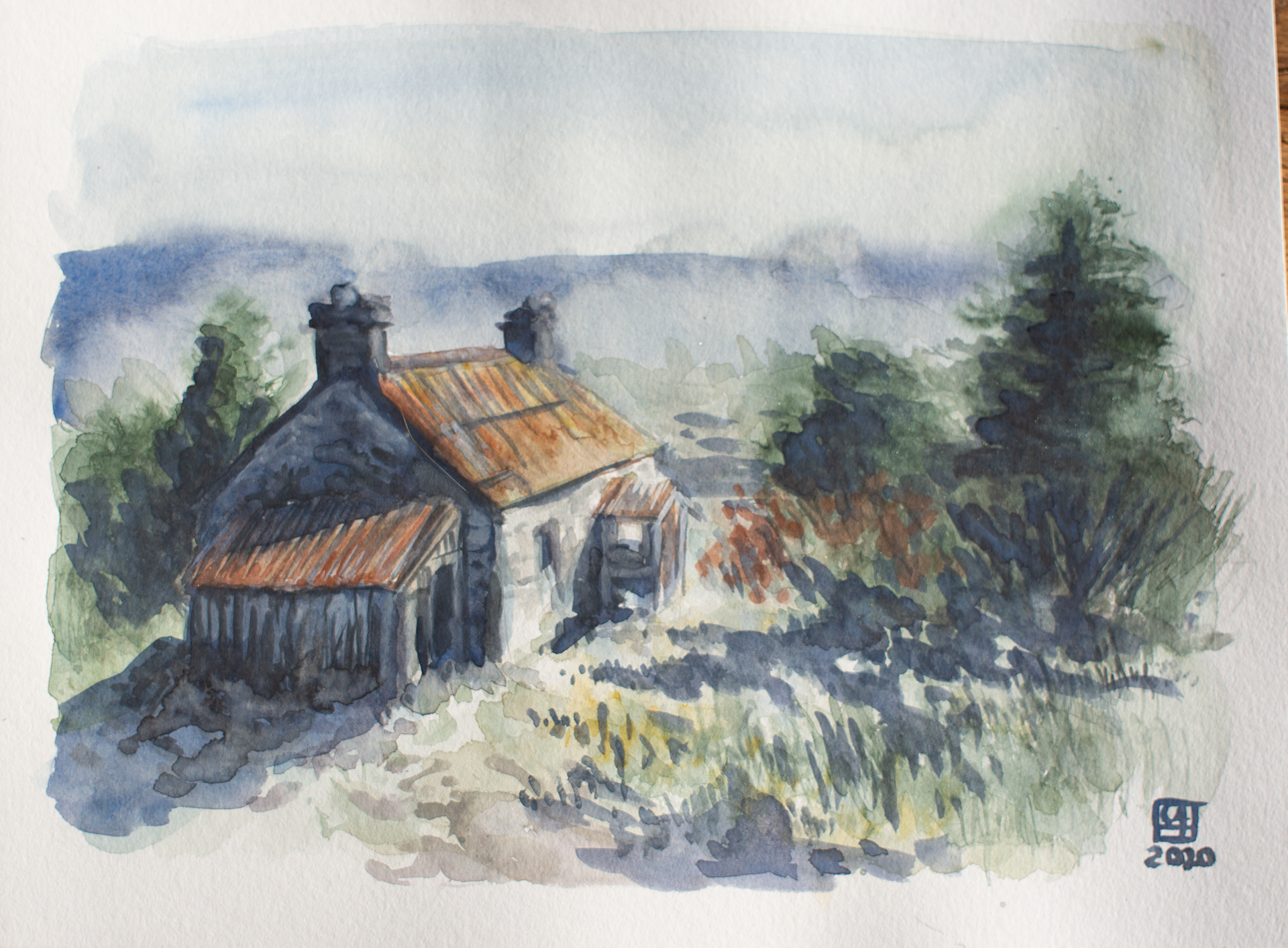 lonly house I (40x30)