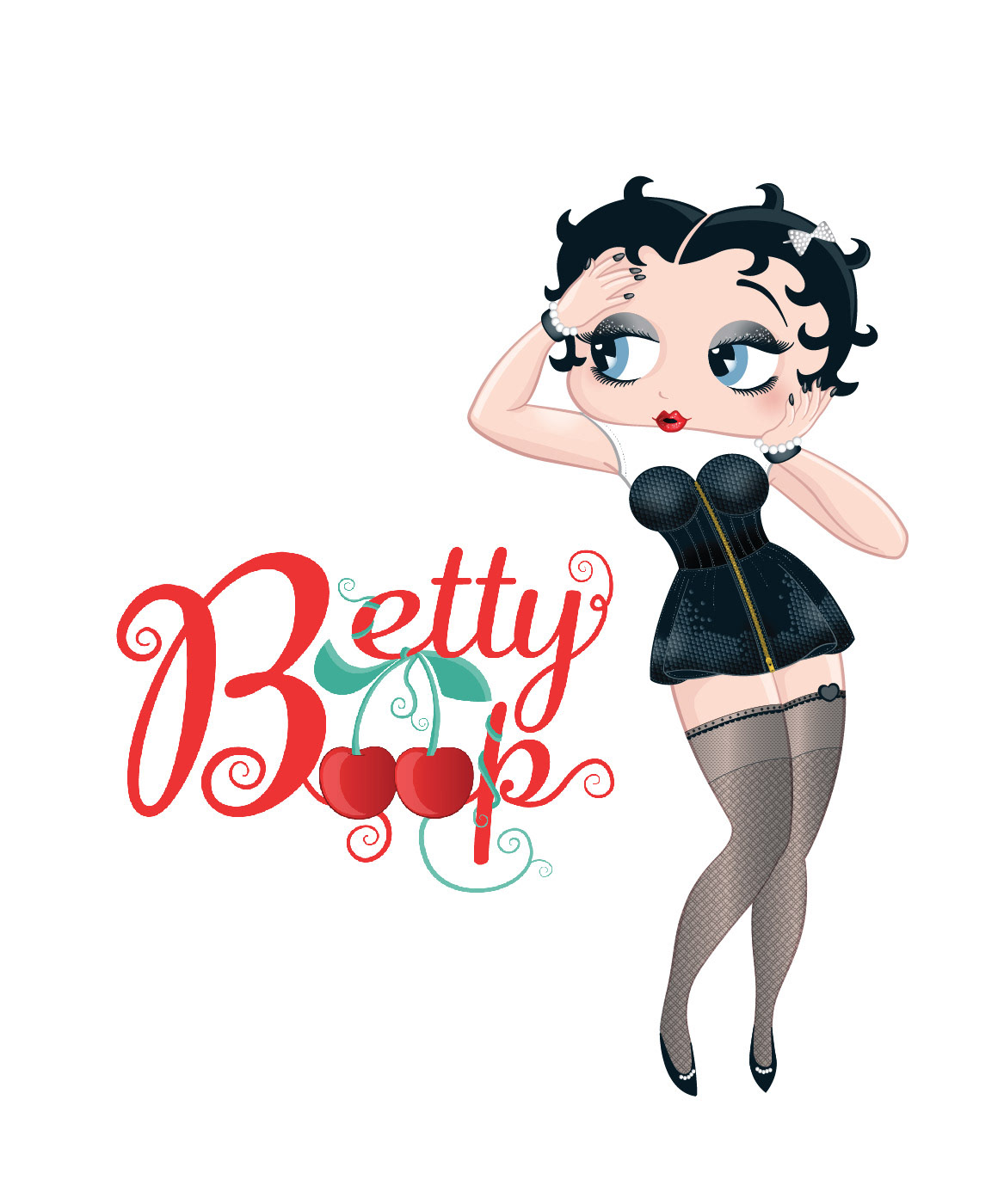 Ilustração de Logo e Betty Boop