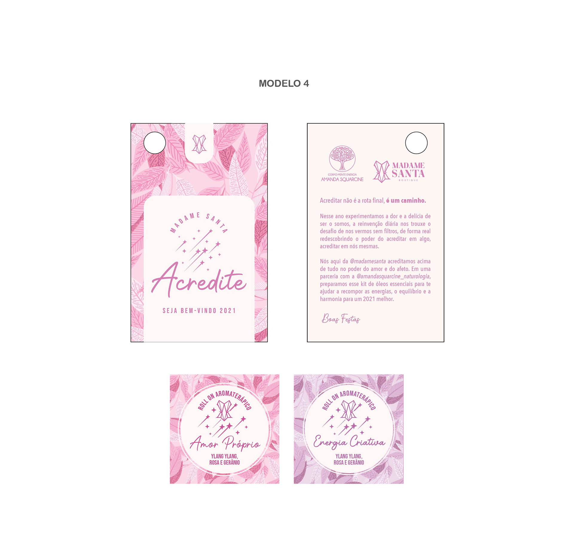 Tag e adesivo rótulo para roll on de aromaterapia 4