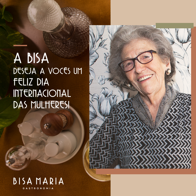 Dona Santa, inspiração do desenho e restaurante Bisa Maria
