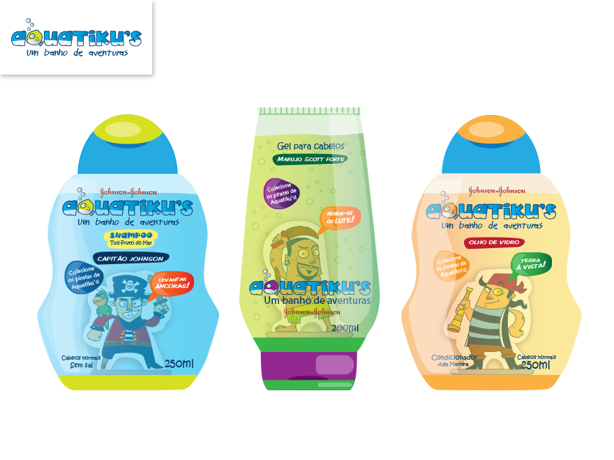Linha de banho J&J meninos