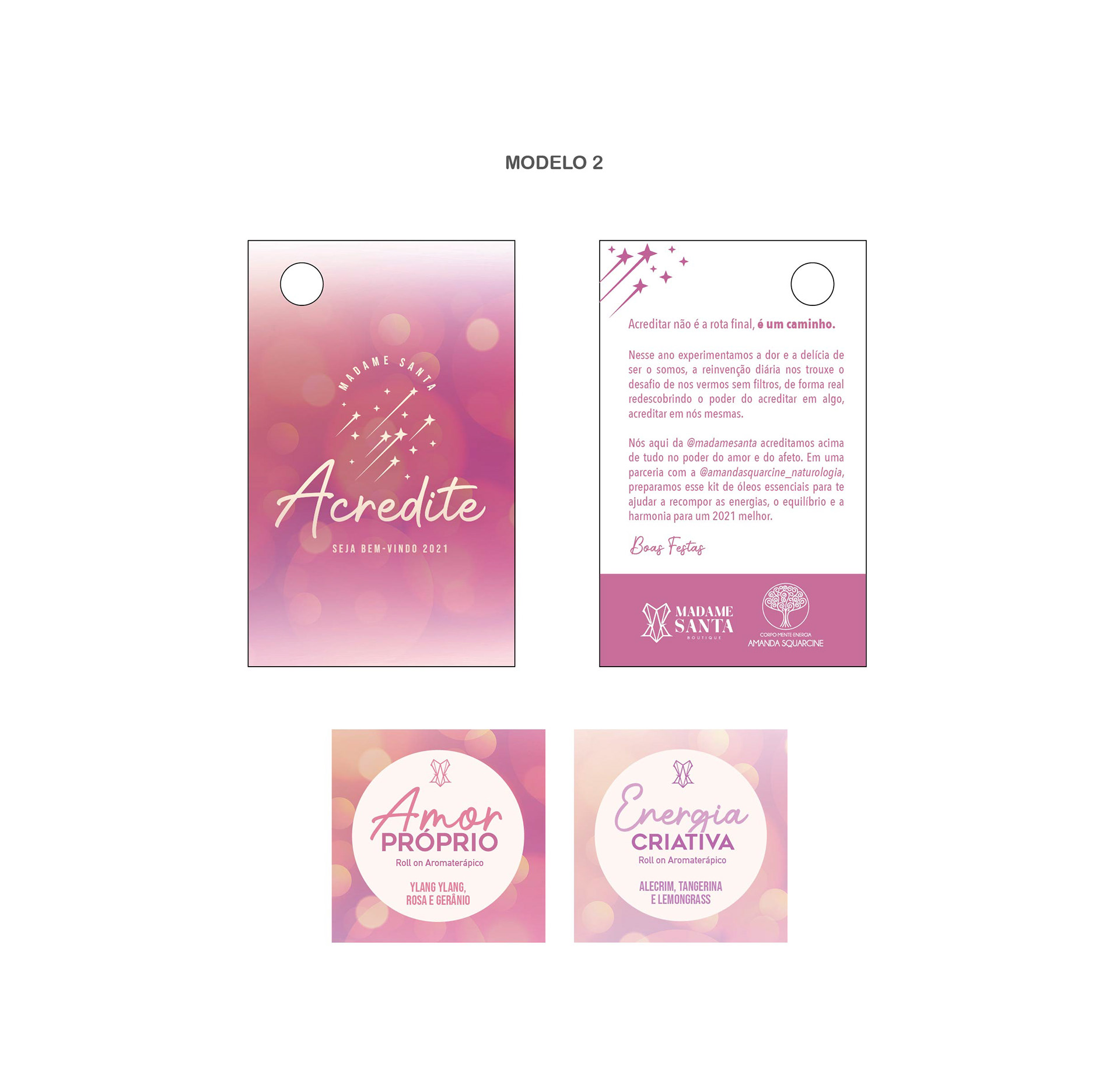 Tag e adesivo rótulo para roll on de aromaterapia 2