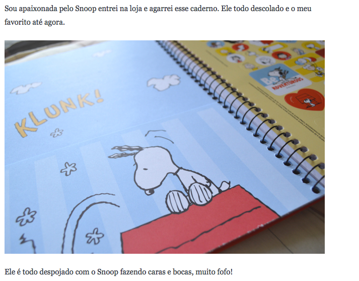 Caderno (parte interna)