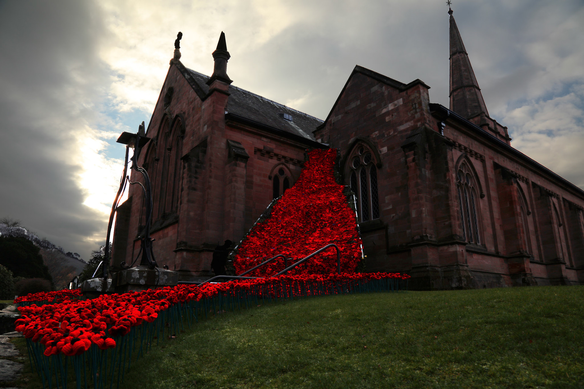St John's Keswick Remembrance Day installation 2018