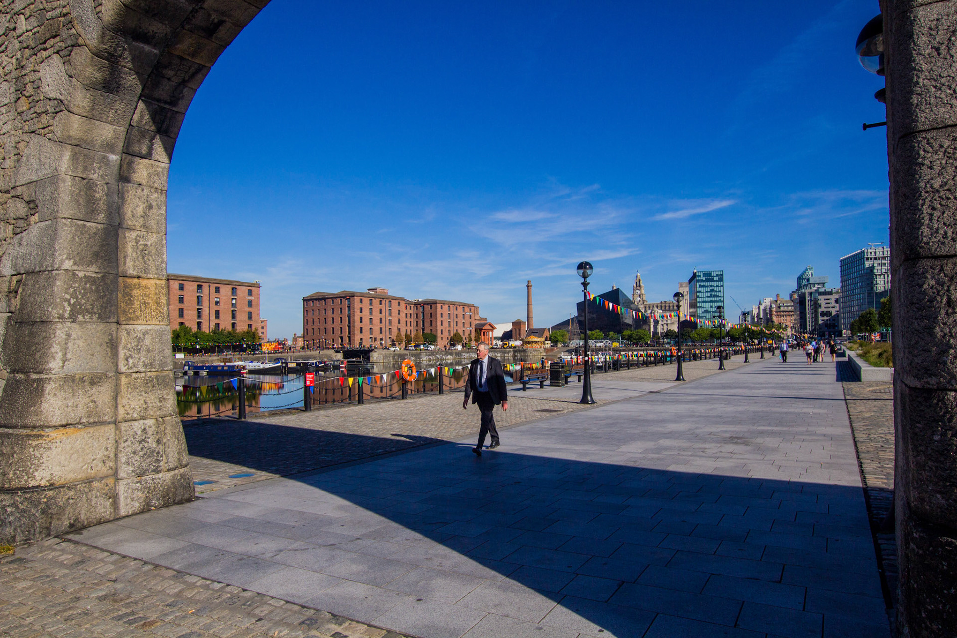 Liverpool Albert Dock and Pier Head, 2018