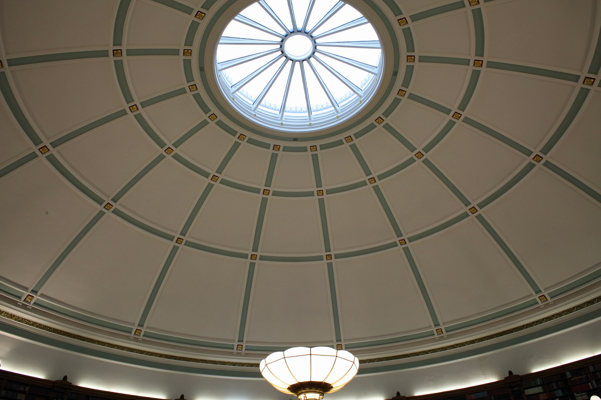 Ceiling of Picton Reading Room, Central Library, 2017