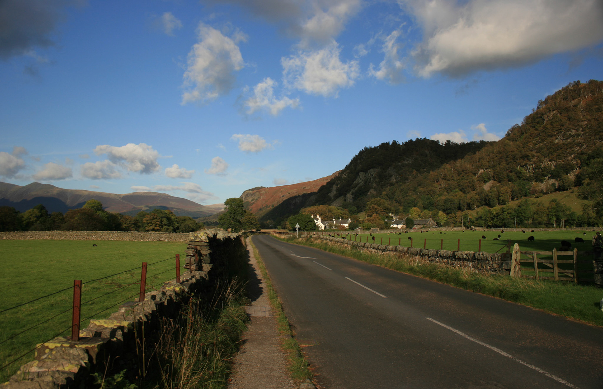 Road from Grange to Keswick, 2009