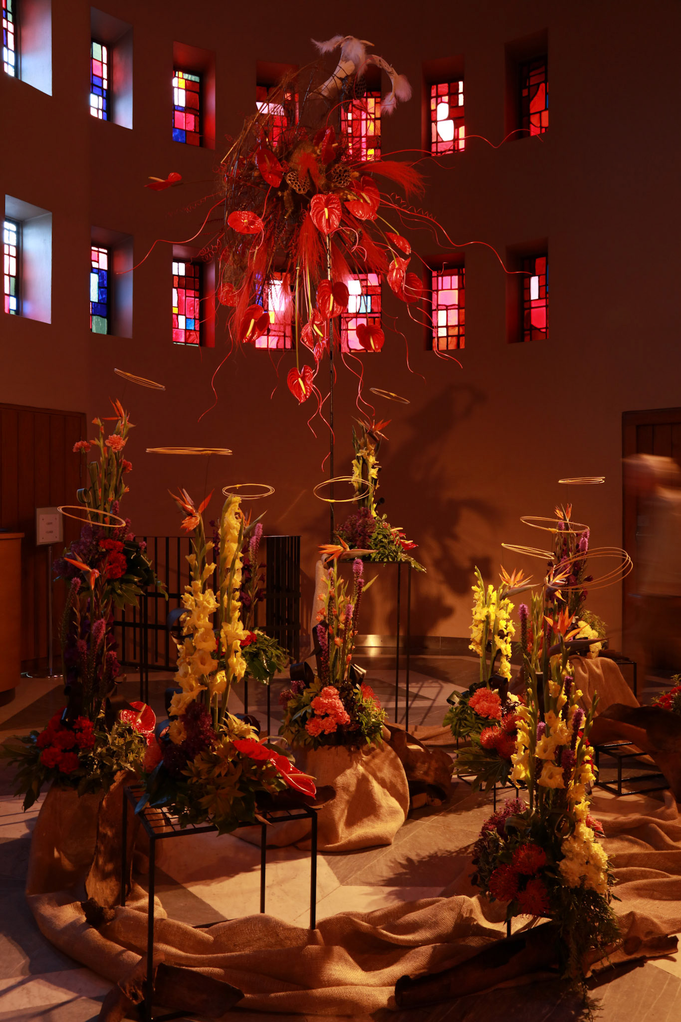 Floral display, Metropolitan Cathedral, 2017