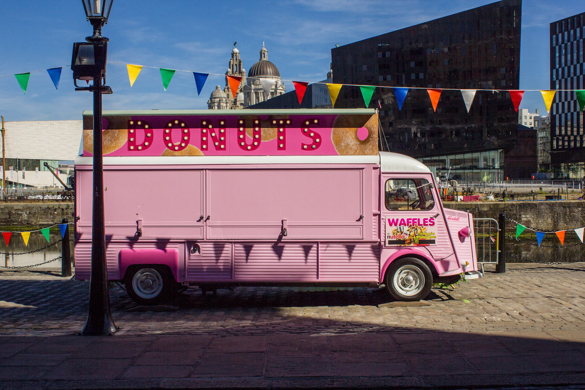 Donut van, ALbert Dock, 2018