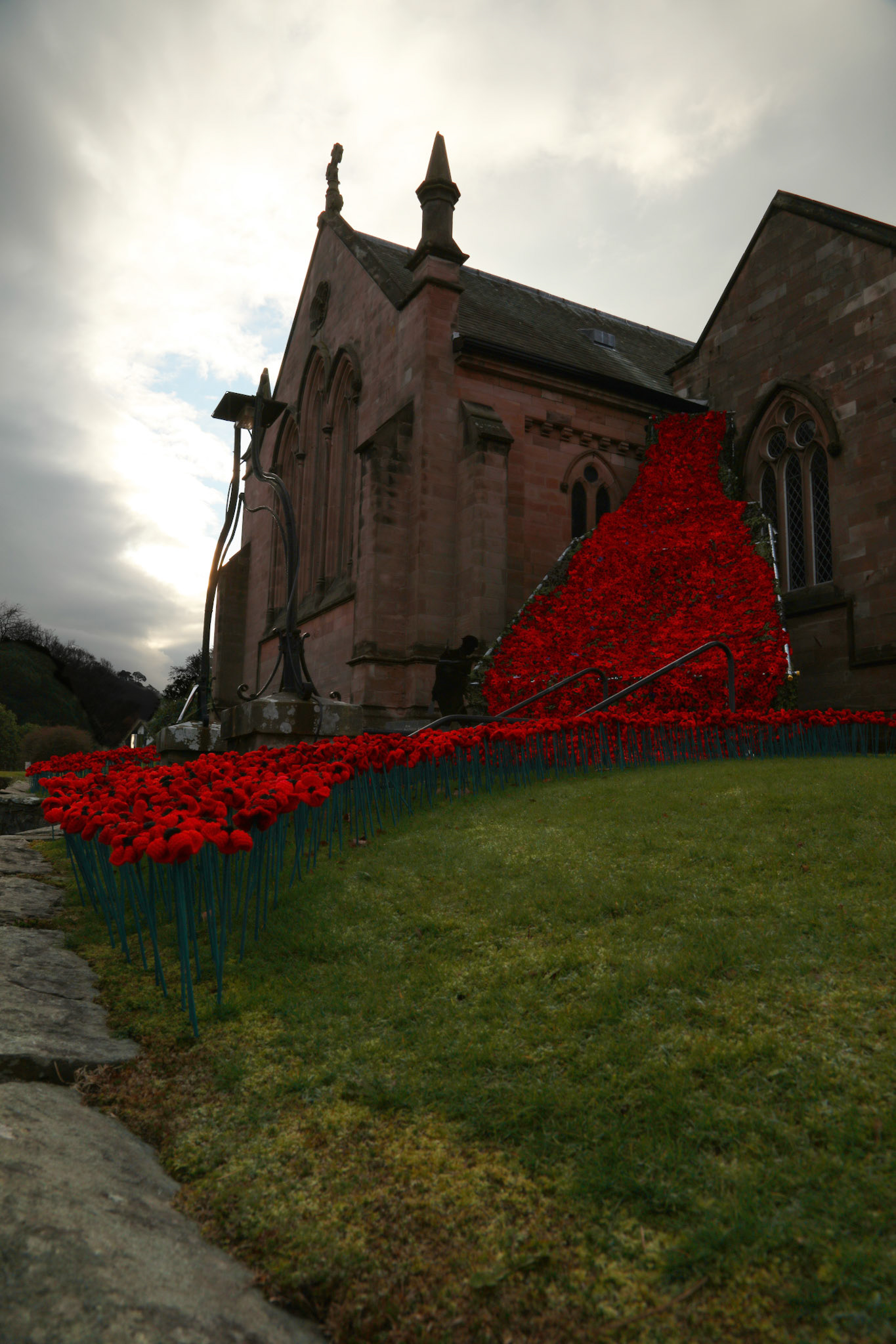 St John's Keswick Remembrance Day installation 2018