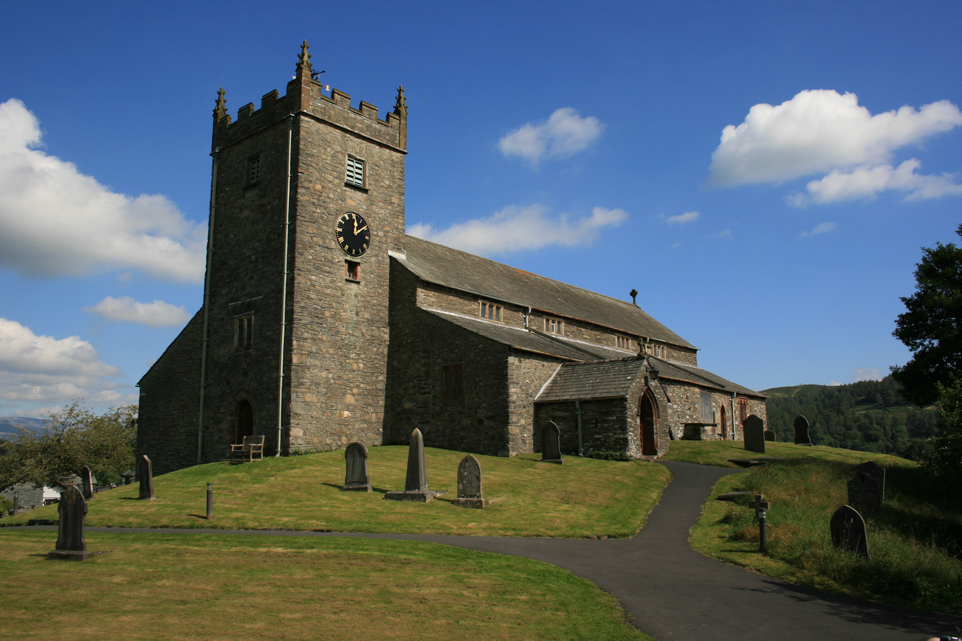 Hawkshead church, 2007