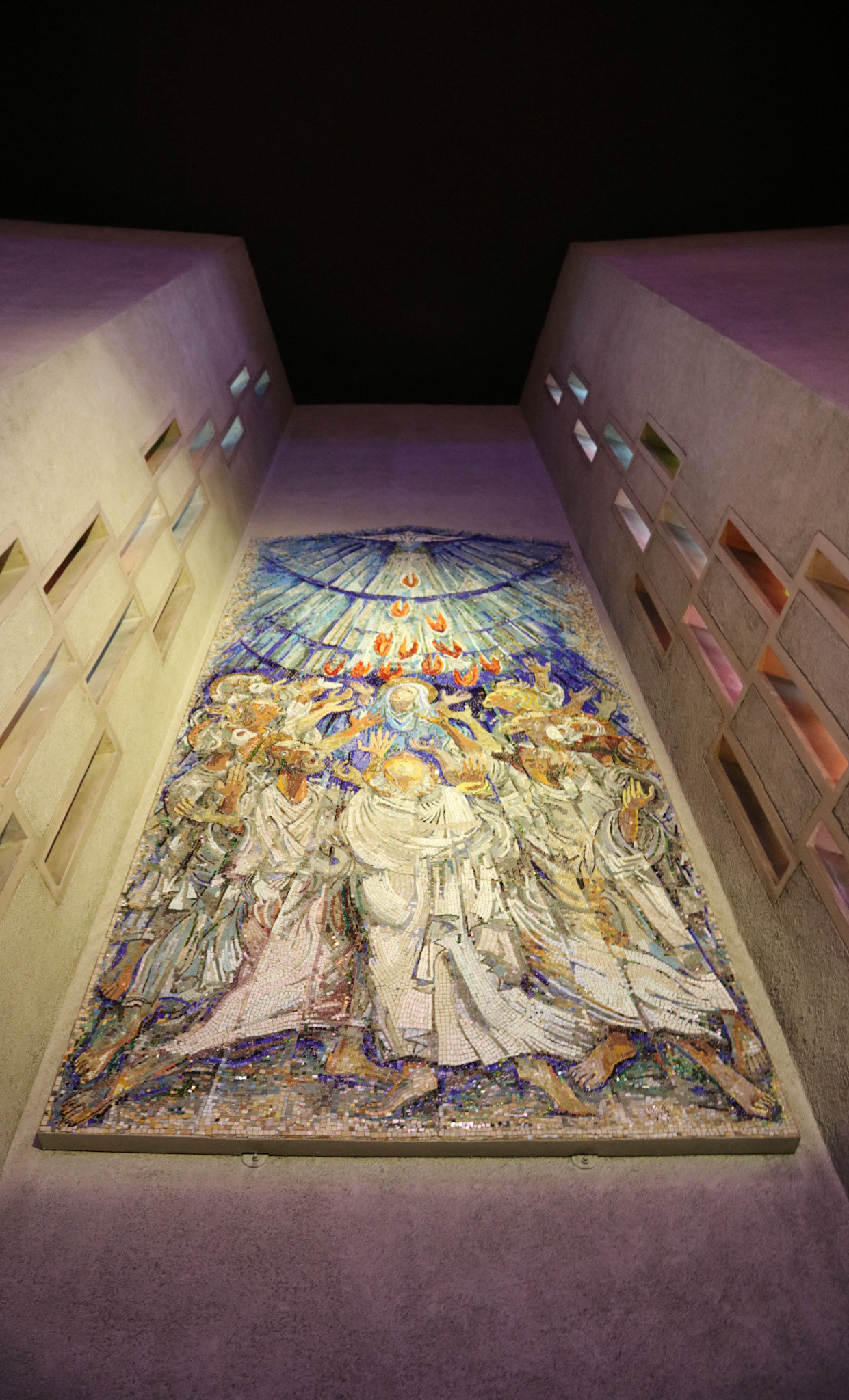 Pentecost mosaic, Metropolitan Cathedral, 2017