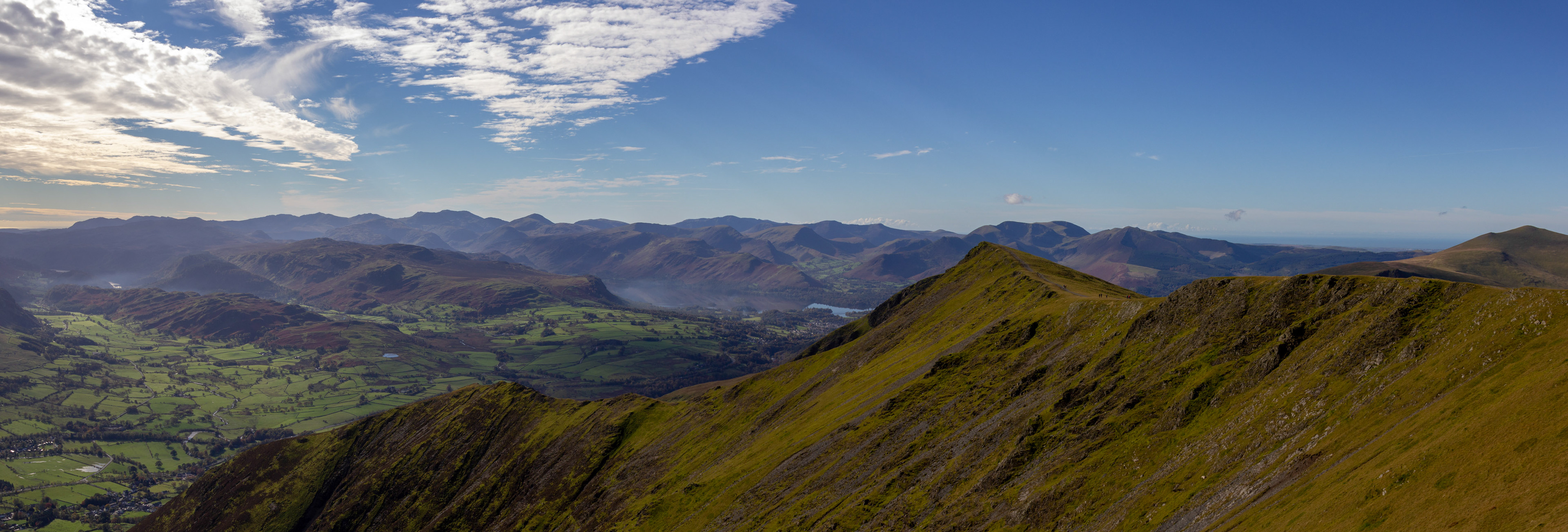 St John in the Vale and Derwentwater from Blencathra