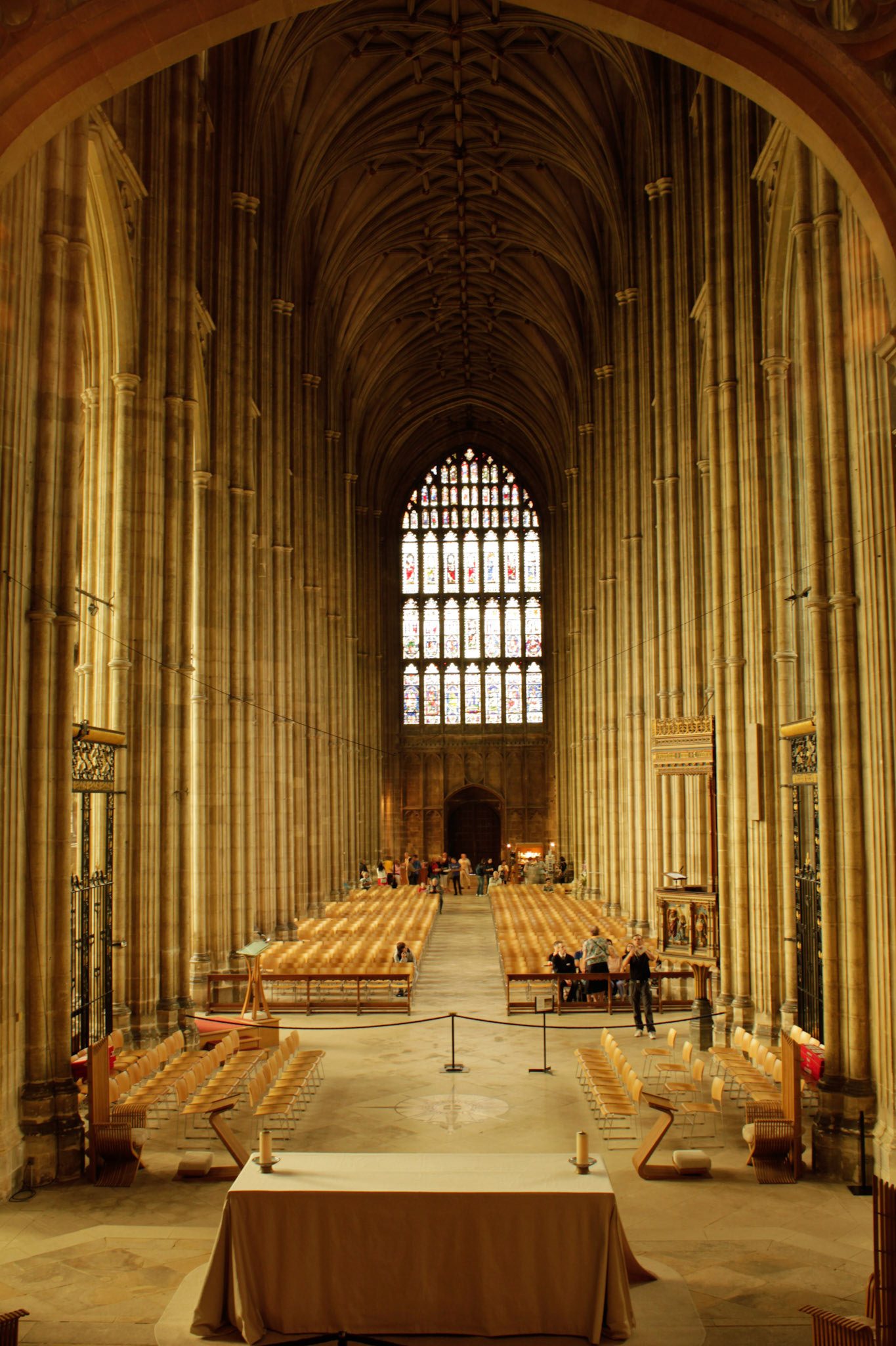 From behind the high altar, Canterbury cathedral, 2011