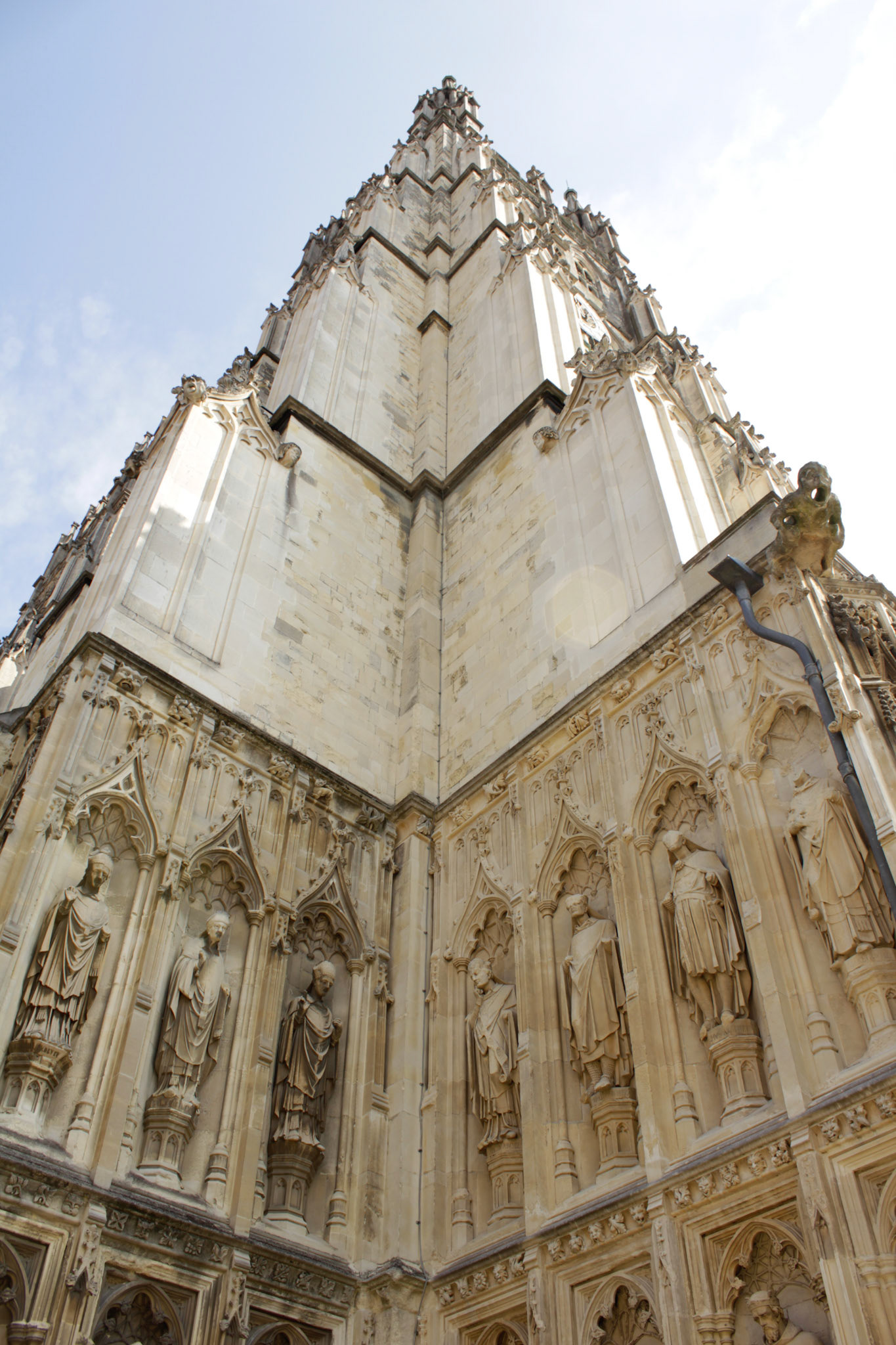 Cathedral spirs, Canterbury, 2011