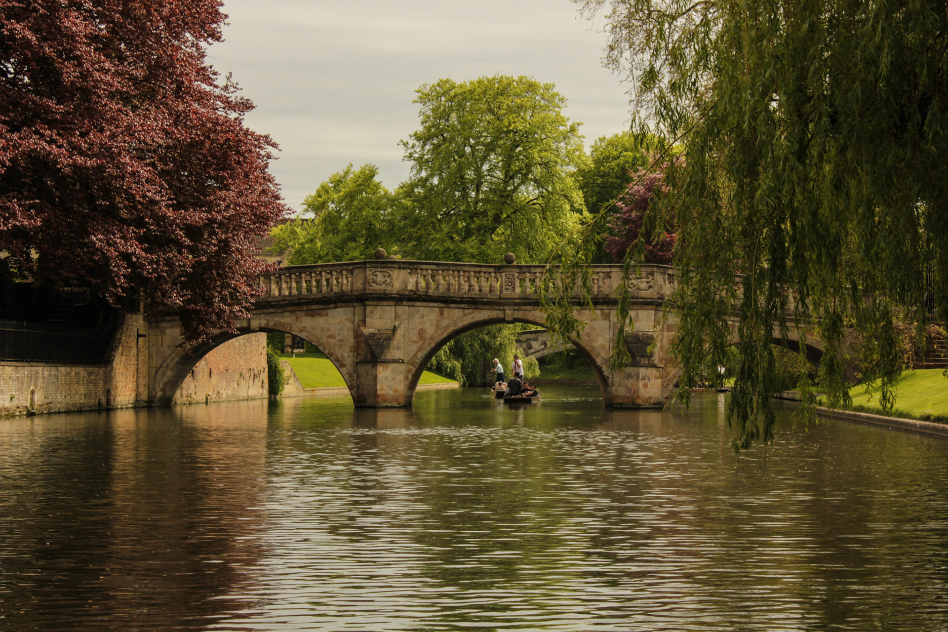 Punting on the River Cam, 2012