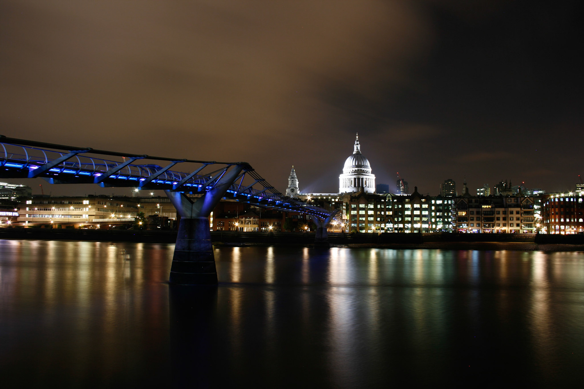 Millennium Bridge and St Paul's, 2013