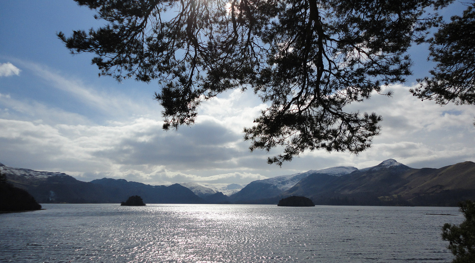 Friars Crag looking towards Dale Head, 2013
