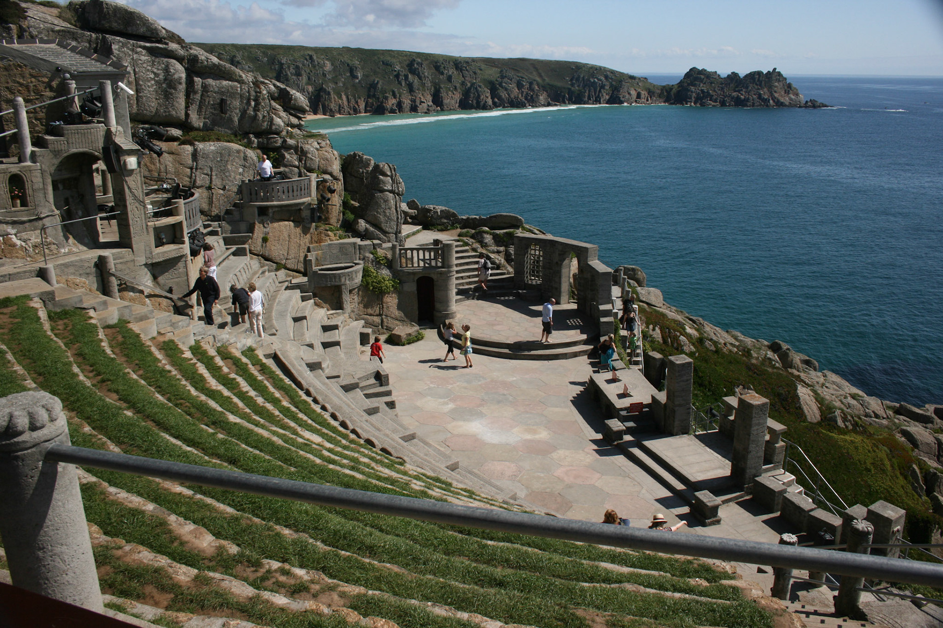 Minack Theatre, with Porthcurno Beach, 2007