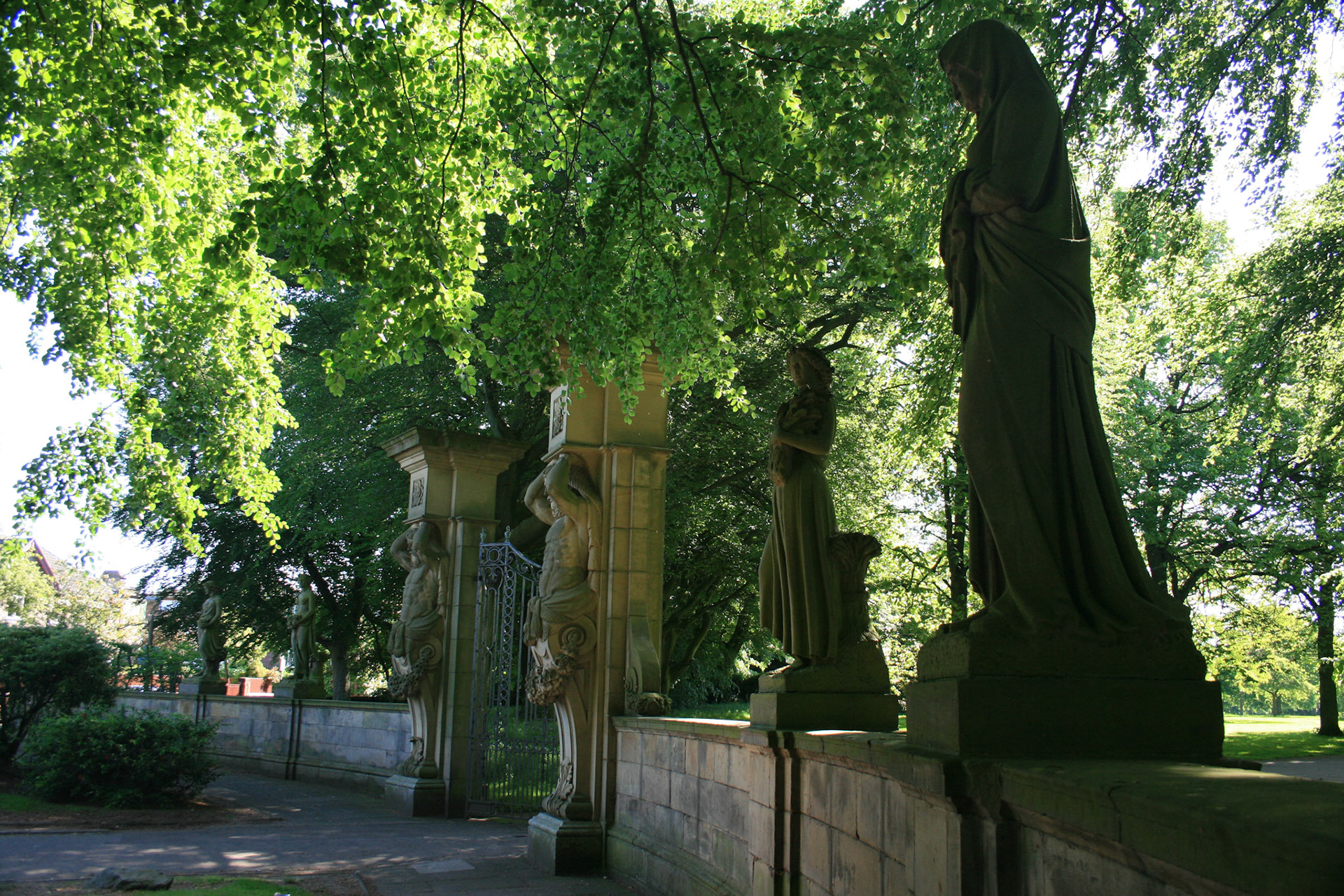 Four Seasons Gate, Calderstones Park, 2009