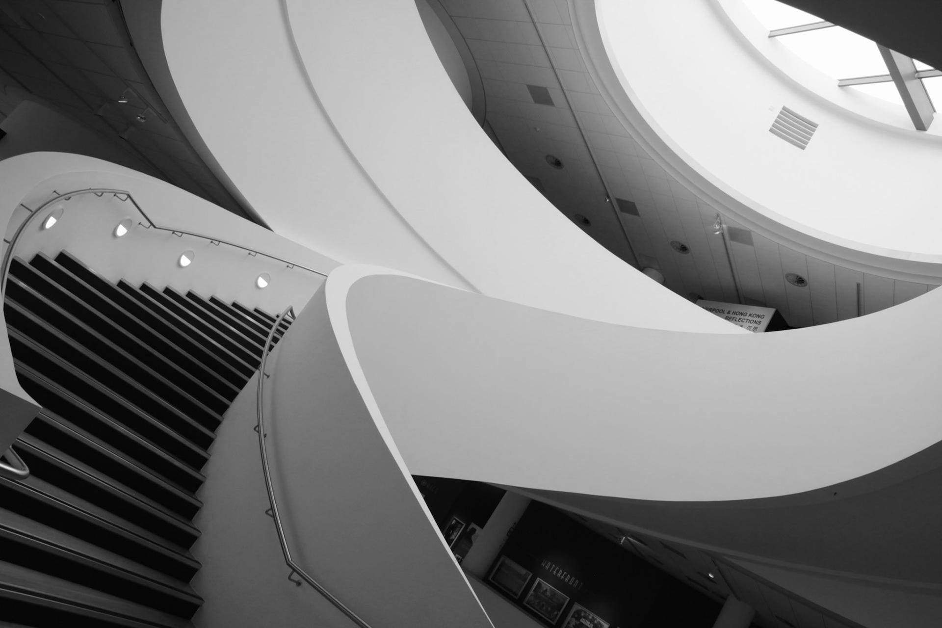 Curved stair, Museum of Liverpool Life, 2017
