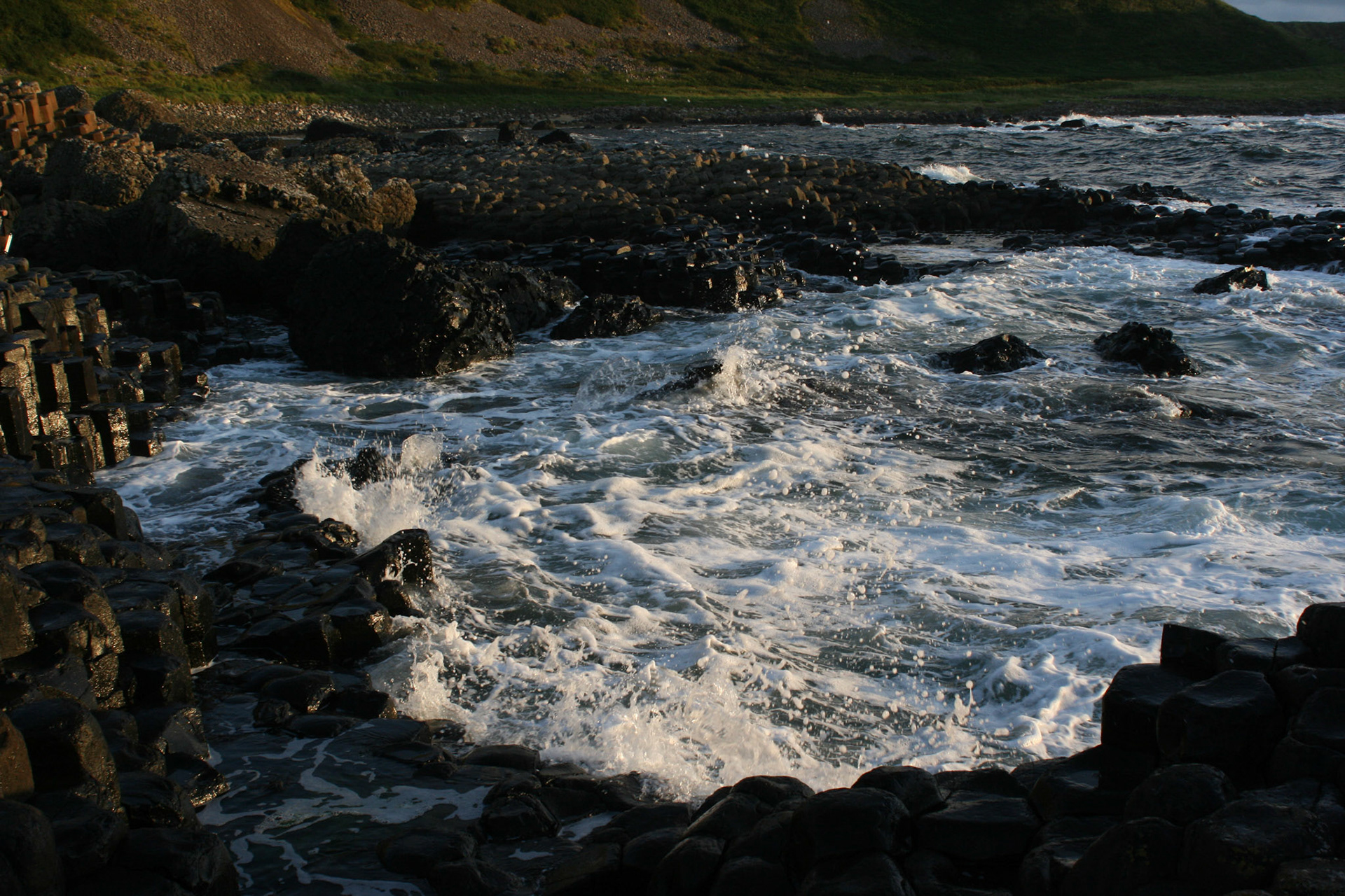 Evening tide at Giant's Causeway, 2010