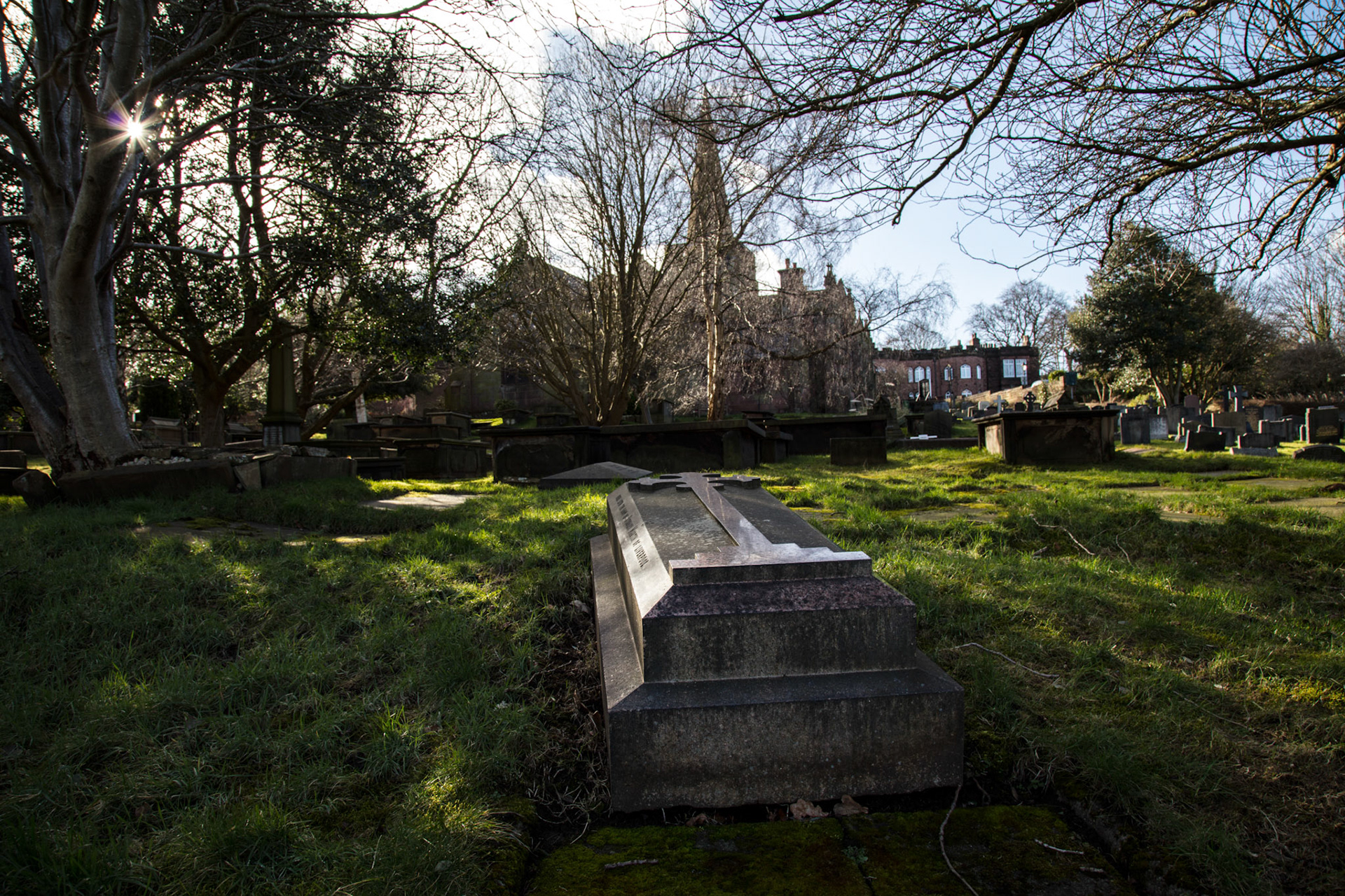 Childwall Priory graveyard, 2018