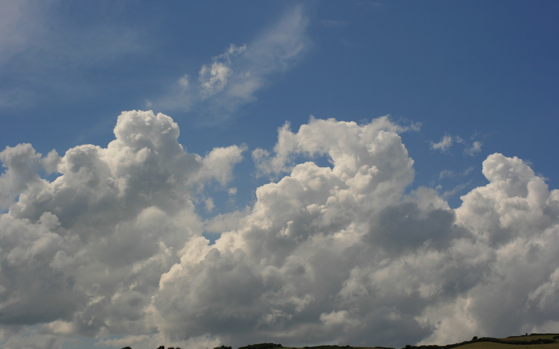 Clouds over Newborough Beach, Anglesey, 2008