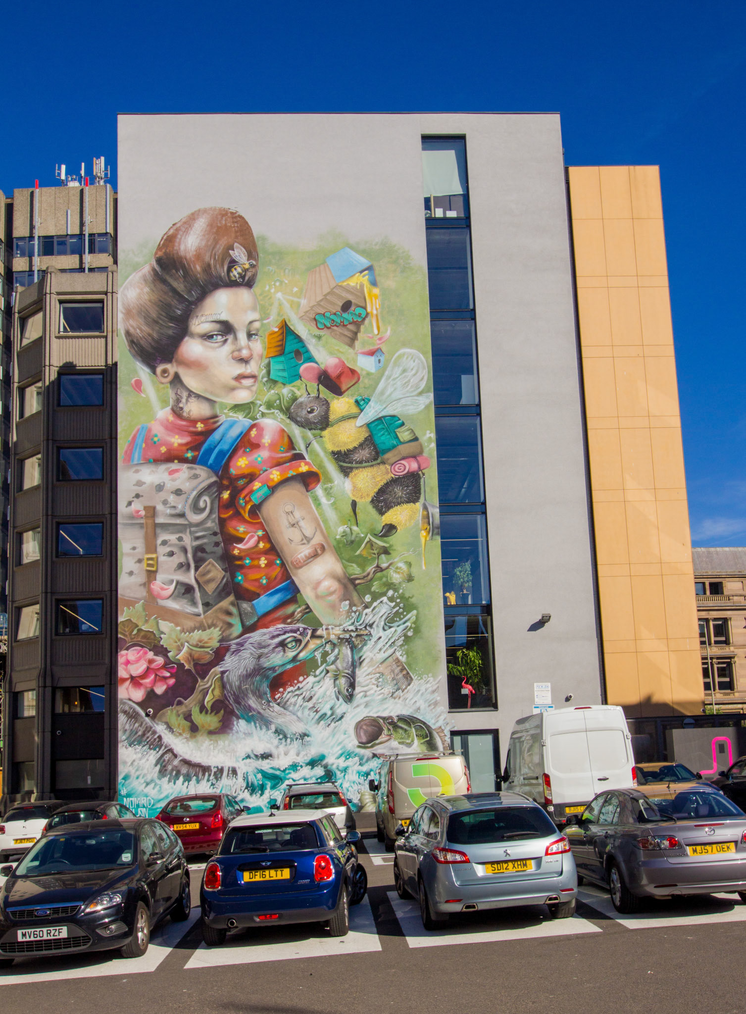 Mural, Eberle St, 2018