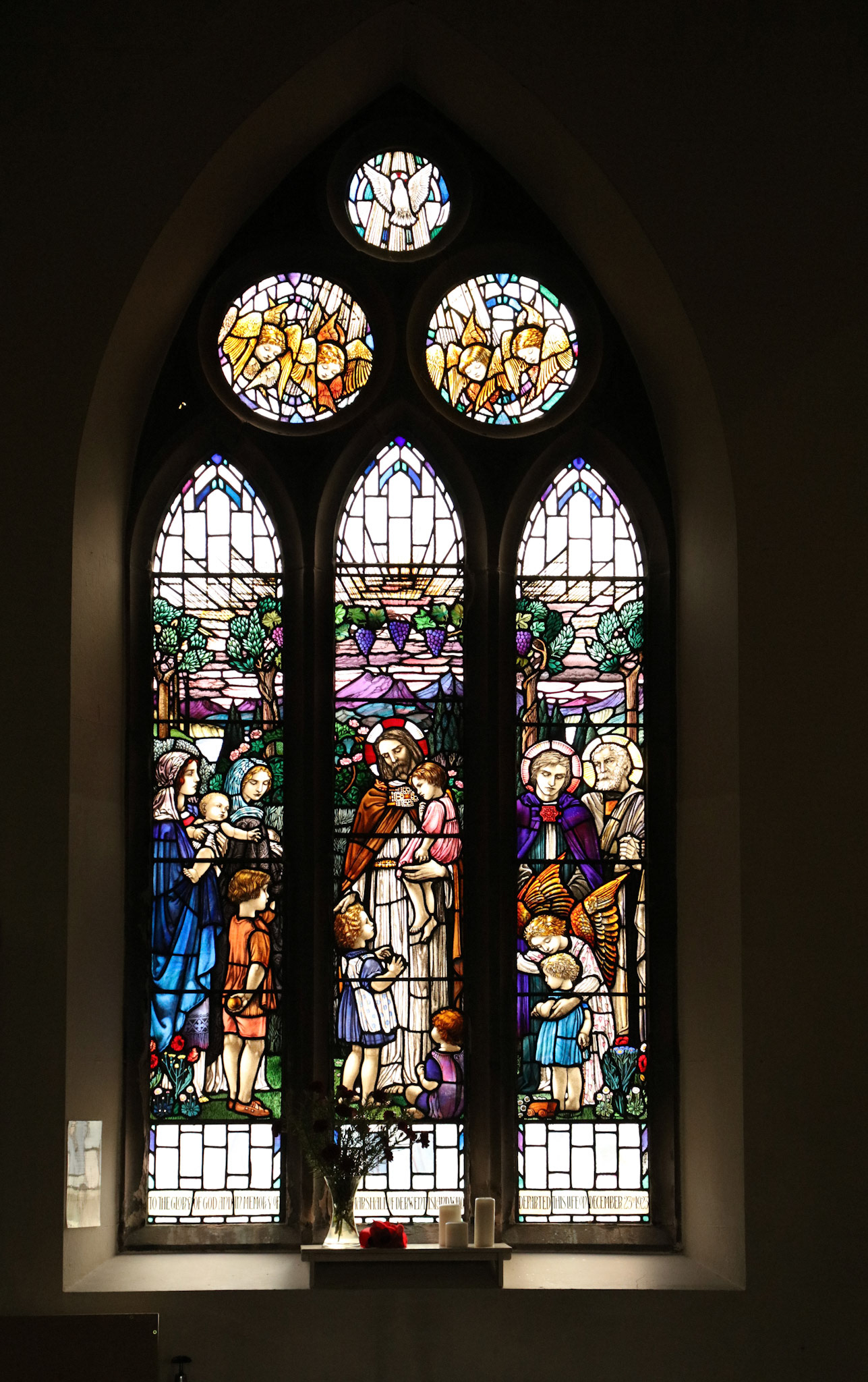 St John's stained glass window