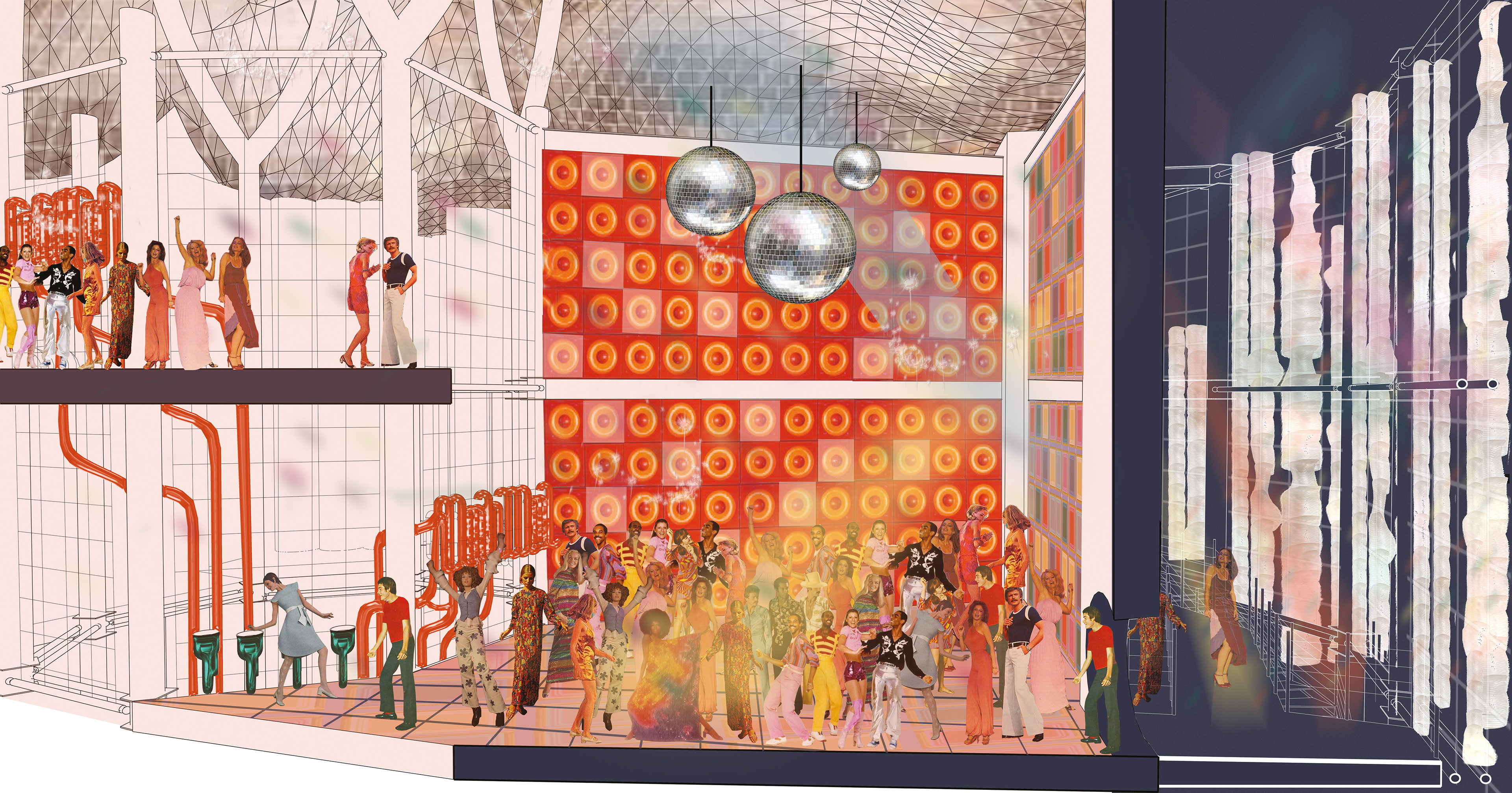 Coupe perspective, danse et substances