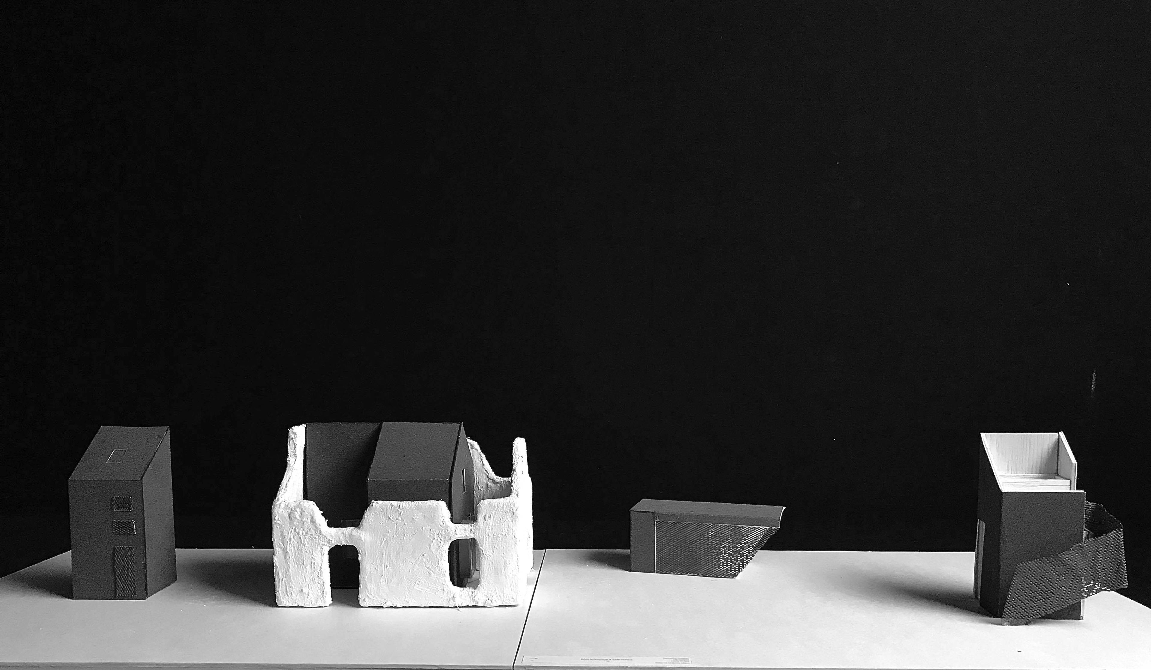 Maquette, les différentes typologies du projet