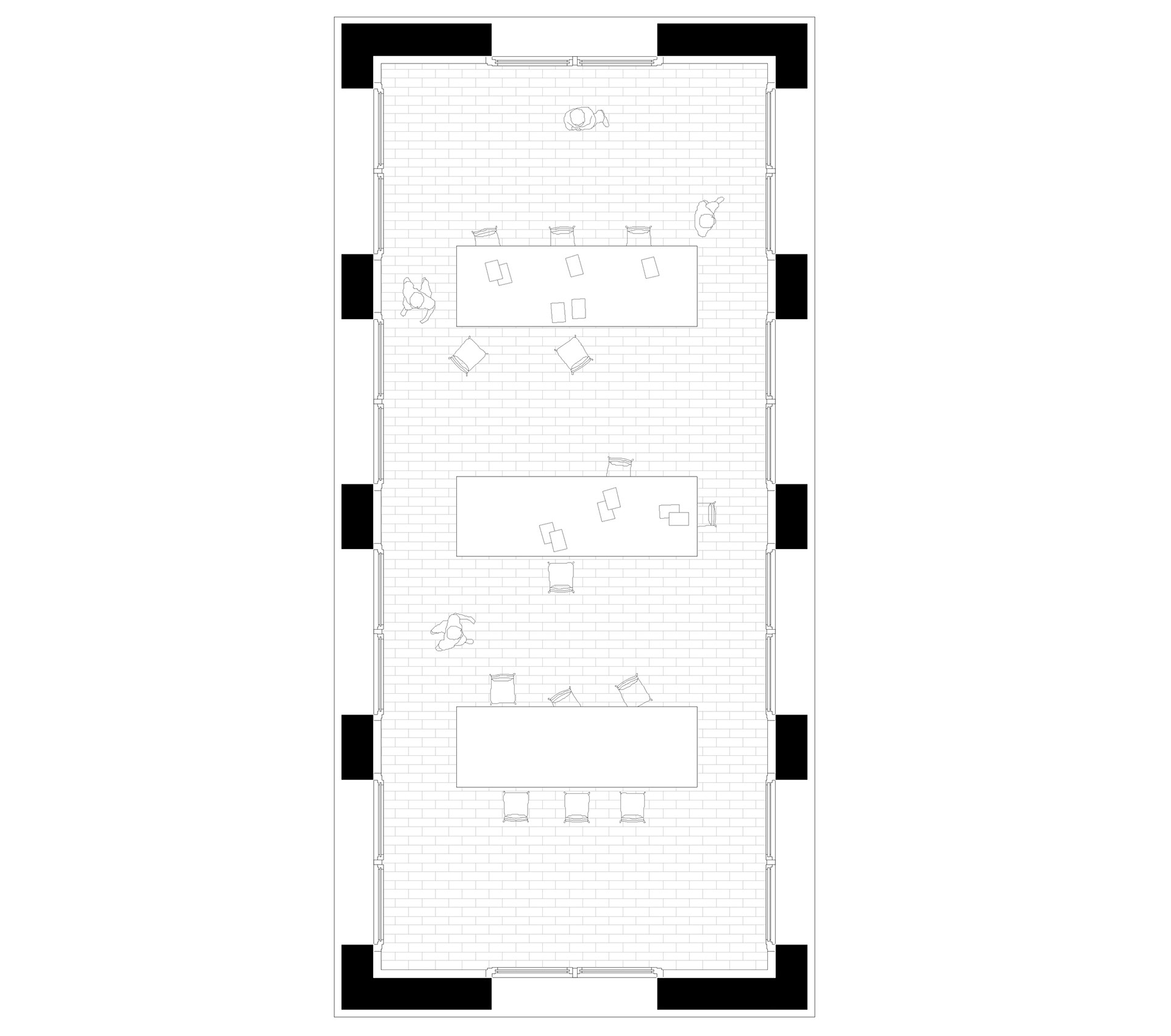 Plan, Auberge/co-working