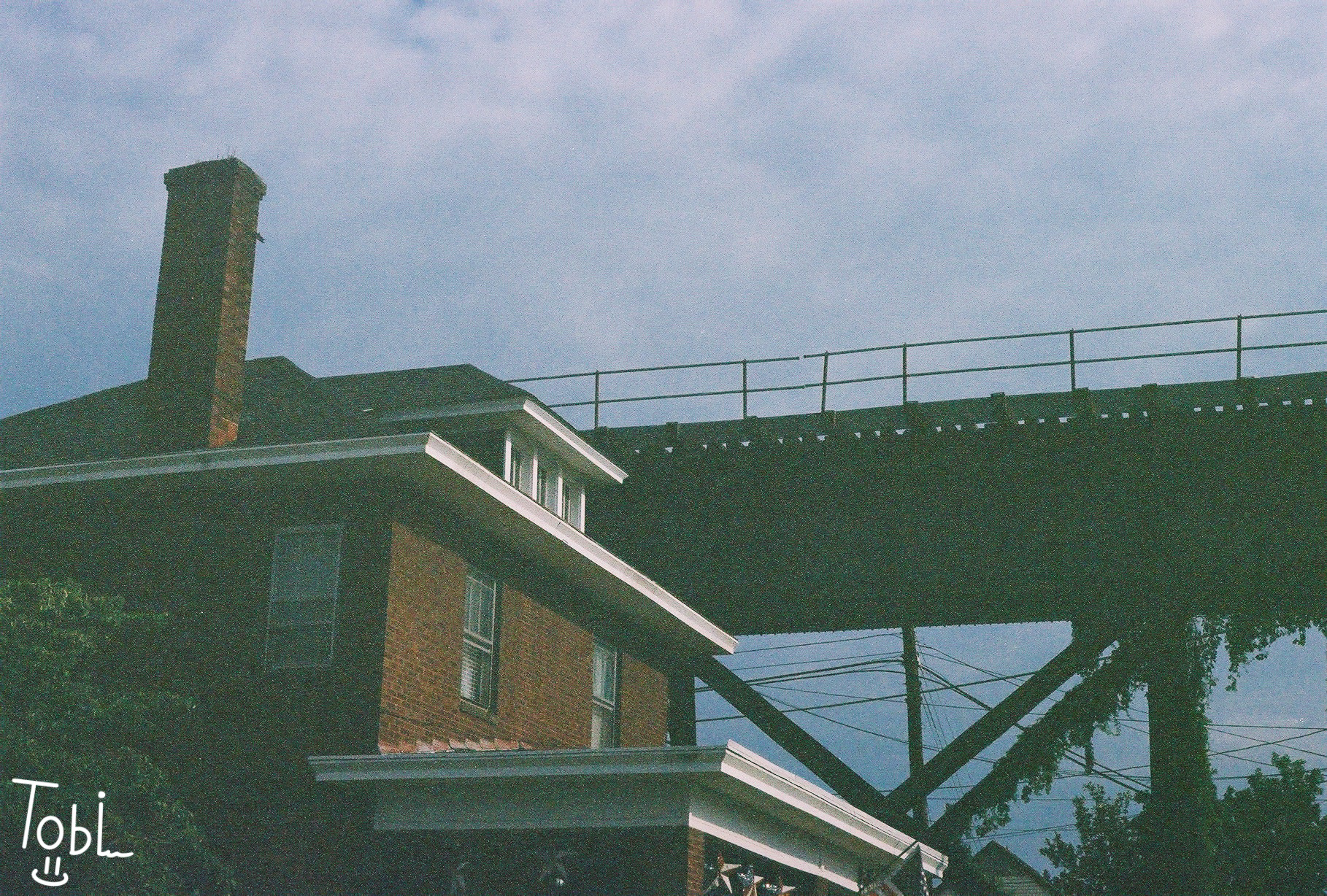 This train above the bnb I stayed at had me in a chokehold when it came to taking photos in this area